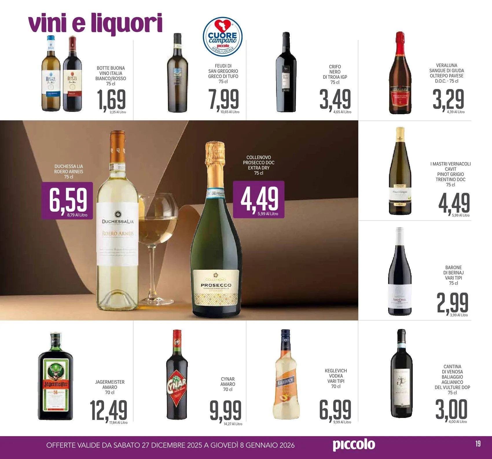 }Volantini Piccolo da 27 dicembre a 8 gennaio di 2026 - Pagina del volantino 19