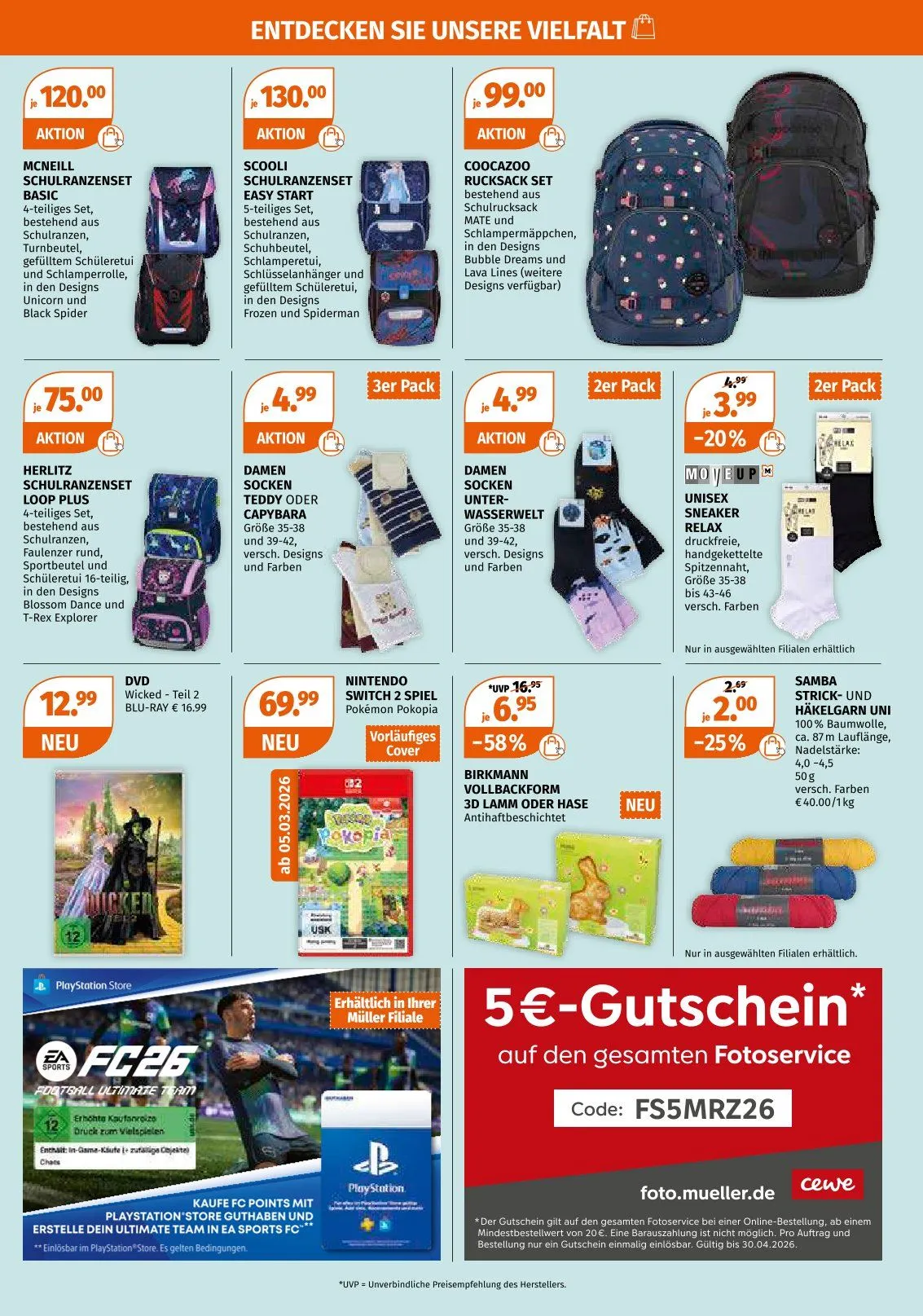 Müller Prospekte von 2. März bis 7. März 2026 - Prospekt seite 19