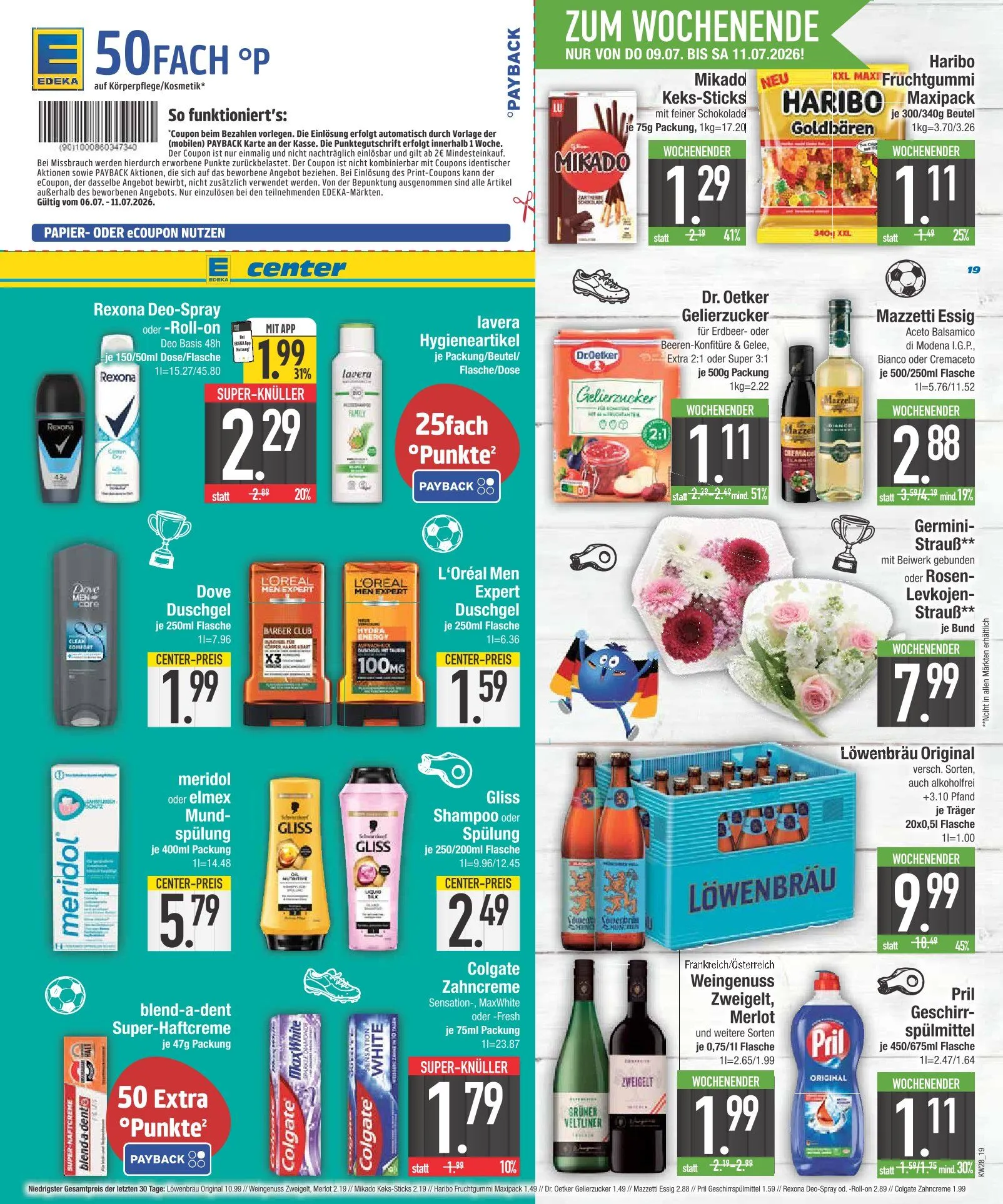  E-Center Angebote von 4. Juli bis 11. Juli 2026 - Prospekt seite 19