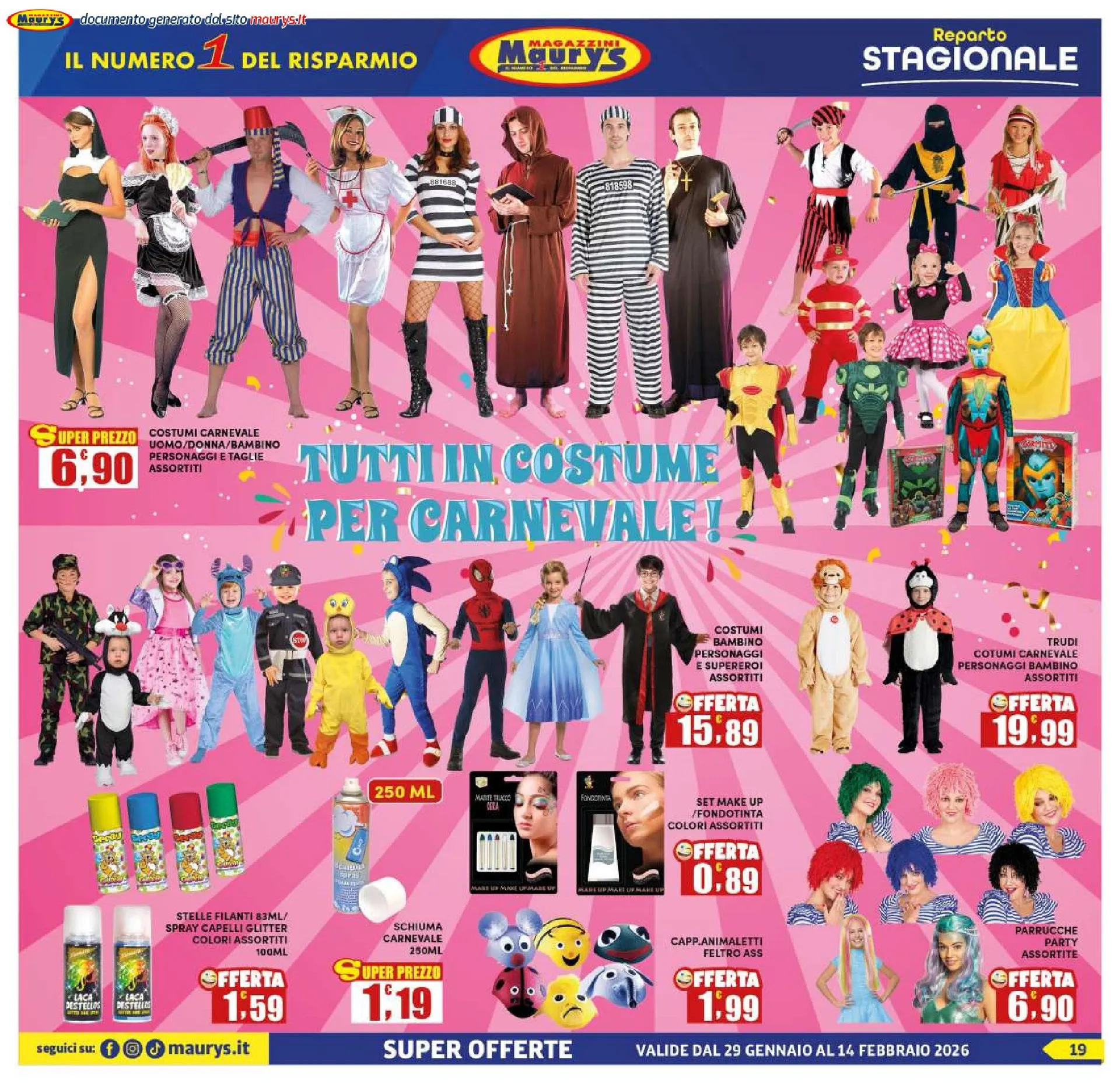 Maury's Volantino da 29 gennaio a 14 febbraio di 2026 - Pagina del volantino 19