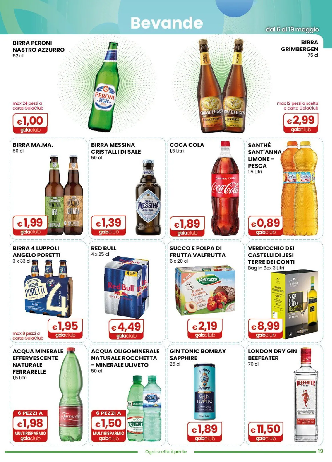  Volantini Gala Supermercati da 6 maggio a 19 maggio di 2026 - Pagina del volantino 19