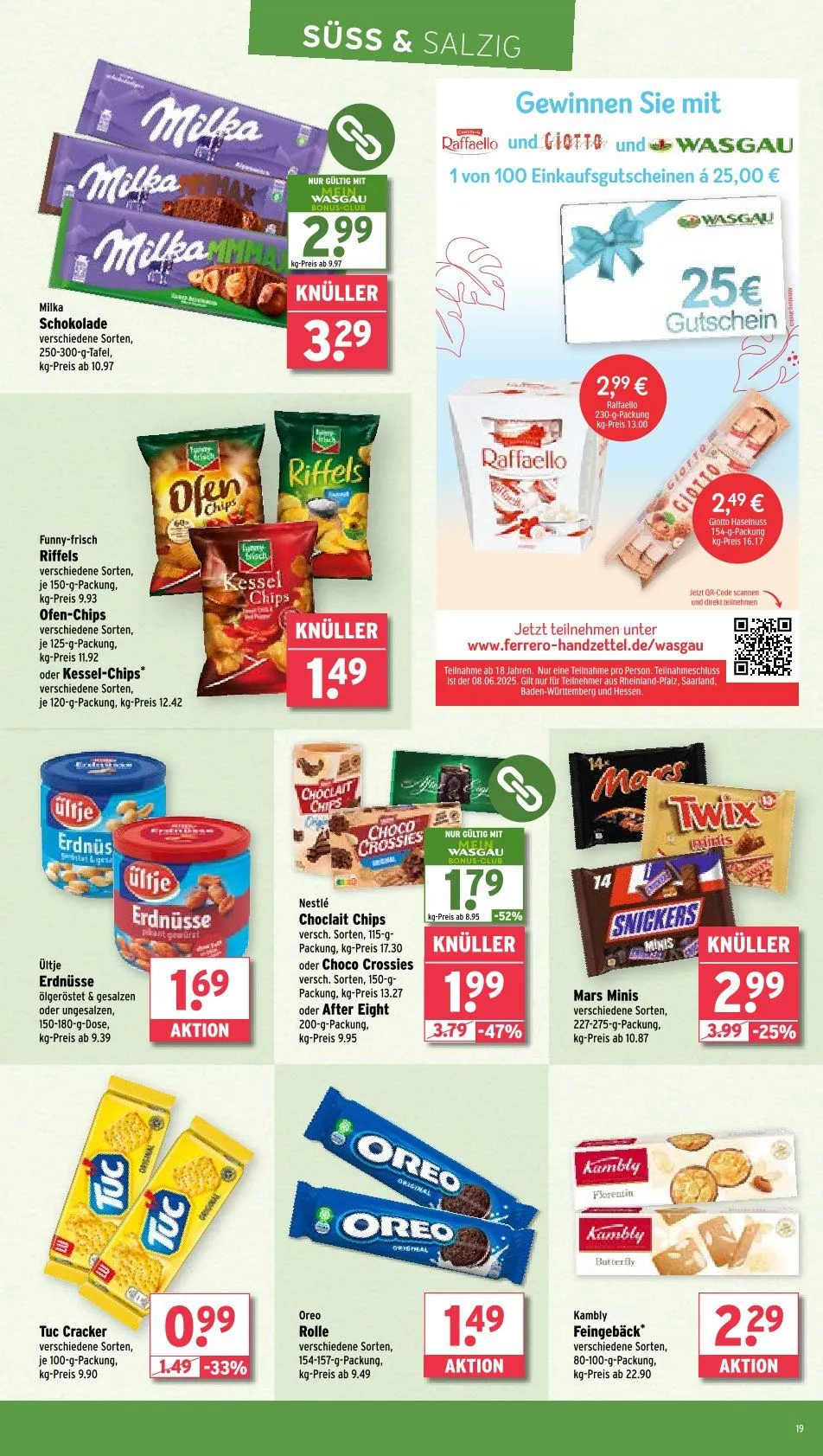 Wasgau Prospekt von 2. Juni bis 7. Juni 2025 - Prospekt seite 19