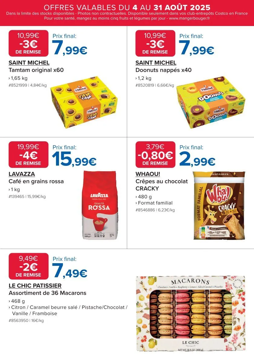 Catalogues Costco du 4 août au 31 août 2025 - Catalogue page 19