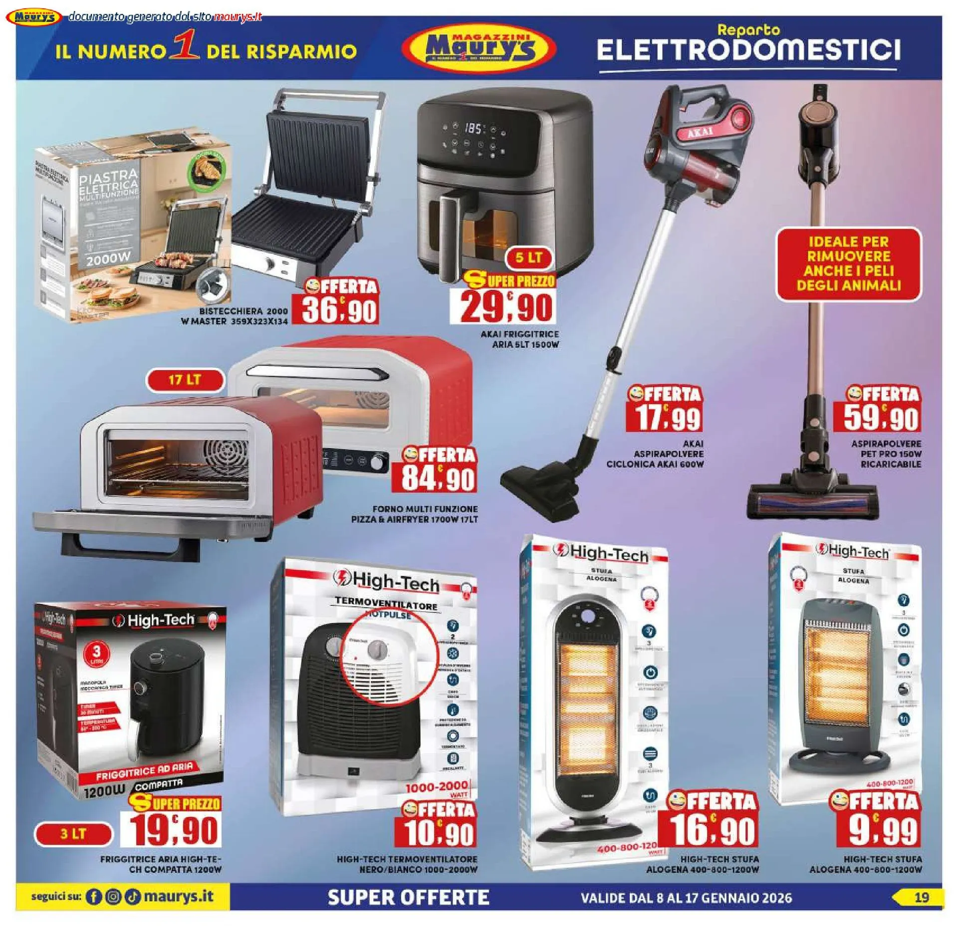 Maury s Volantino da 8 gennaio a 17 gennaio di 2026 - Pagina del volantino 19