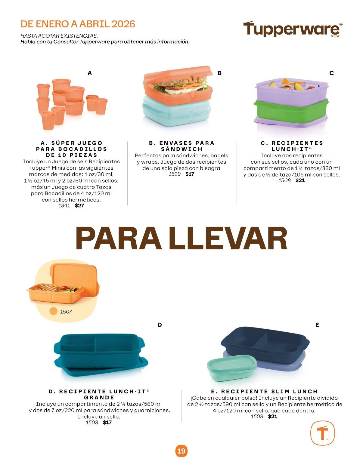 Tupperware Catalogue du 1 avril au 30 avril 2026 - Catalogue page 19