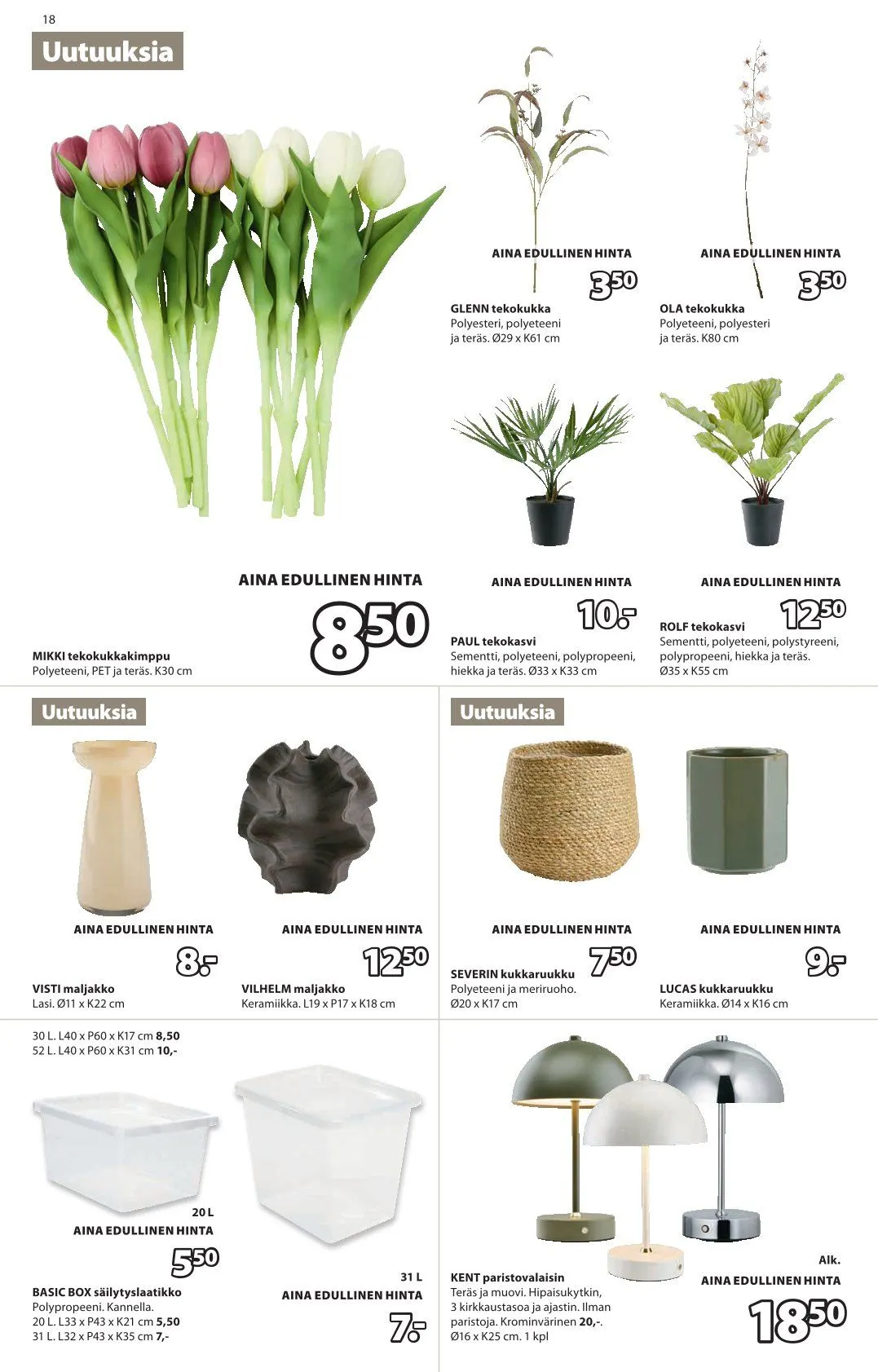 Tarjoukset JYSK voimassa alkaen 12. maaliskuuta - 8. huhtikuuta 2026 - Tarjouslehti sivu 19