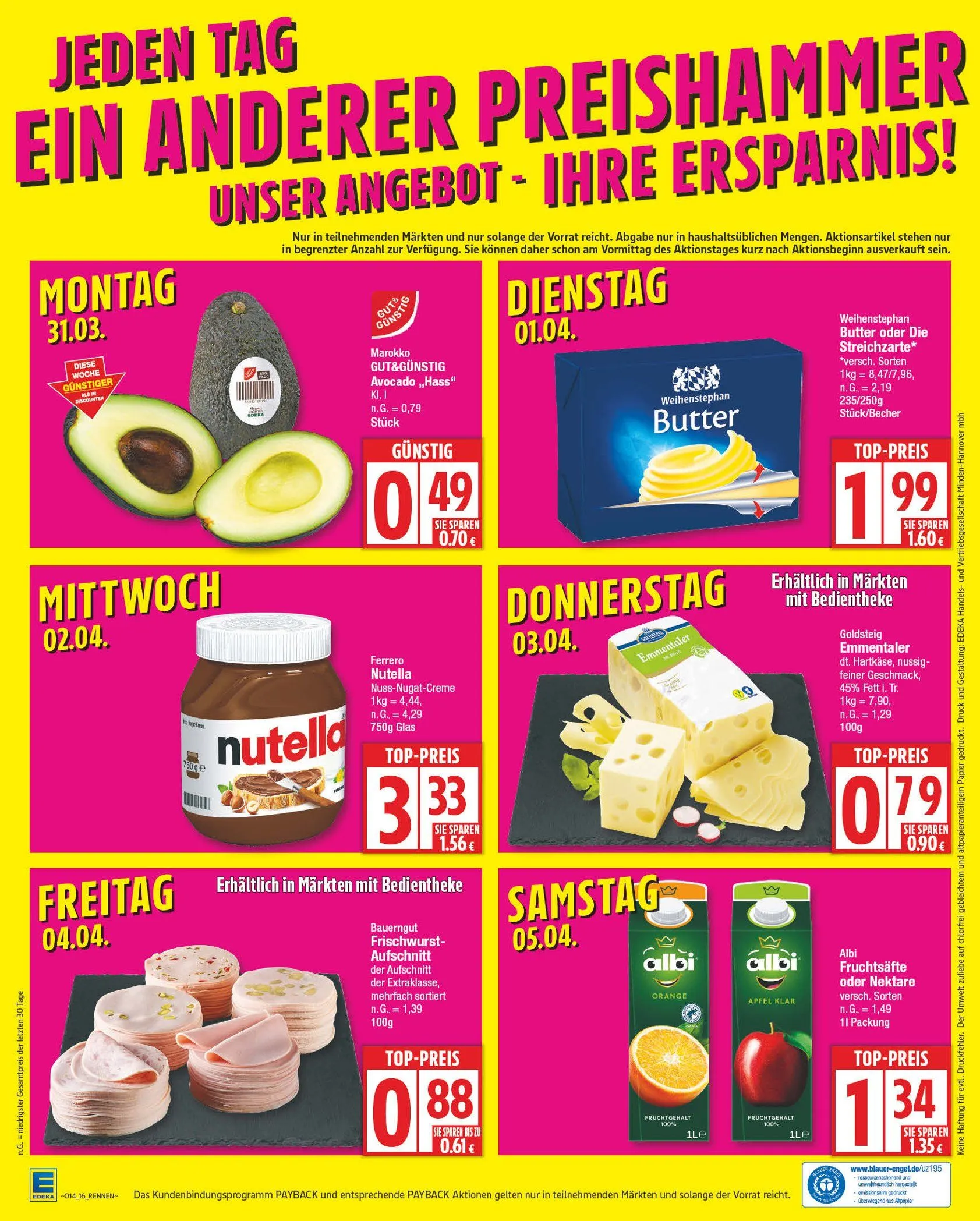 Edeka Prospekt von 31. März bis 5. April 2025 - Prospekt seite 18