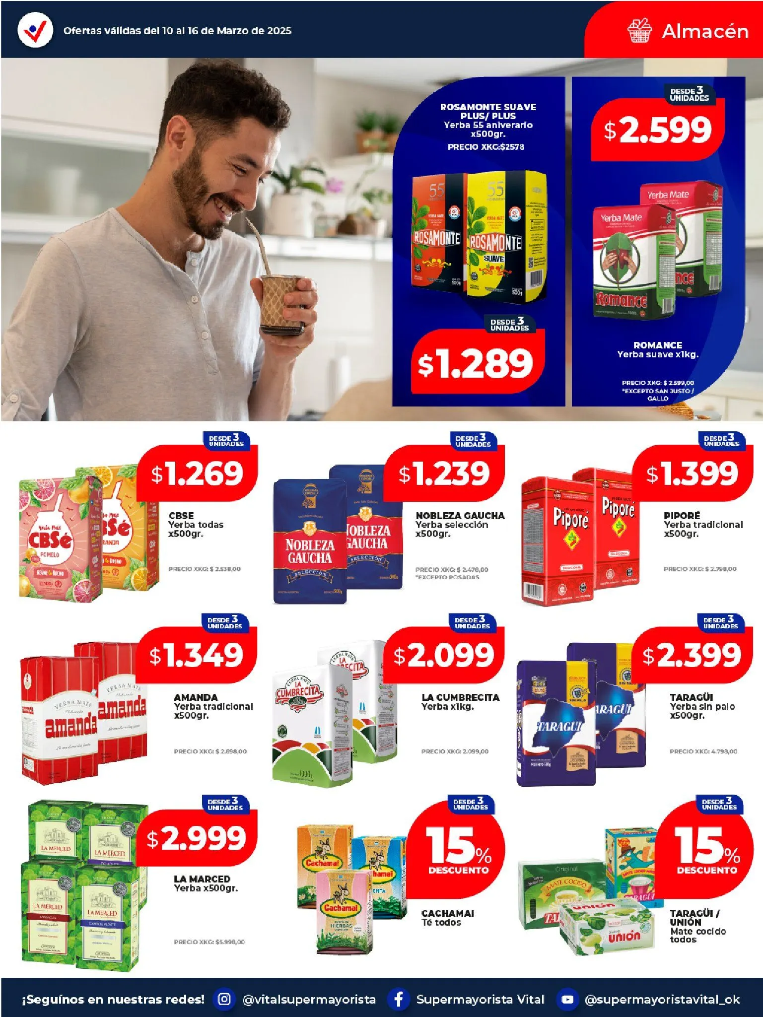 Ofertas de Vital Ofertas  10 de marzo al 16 de marzo 2025 - Página 17 del catálogo