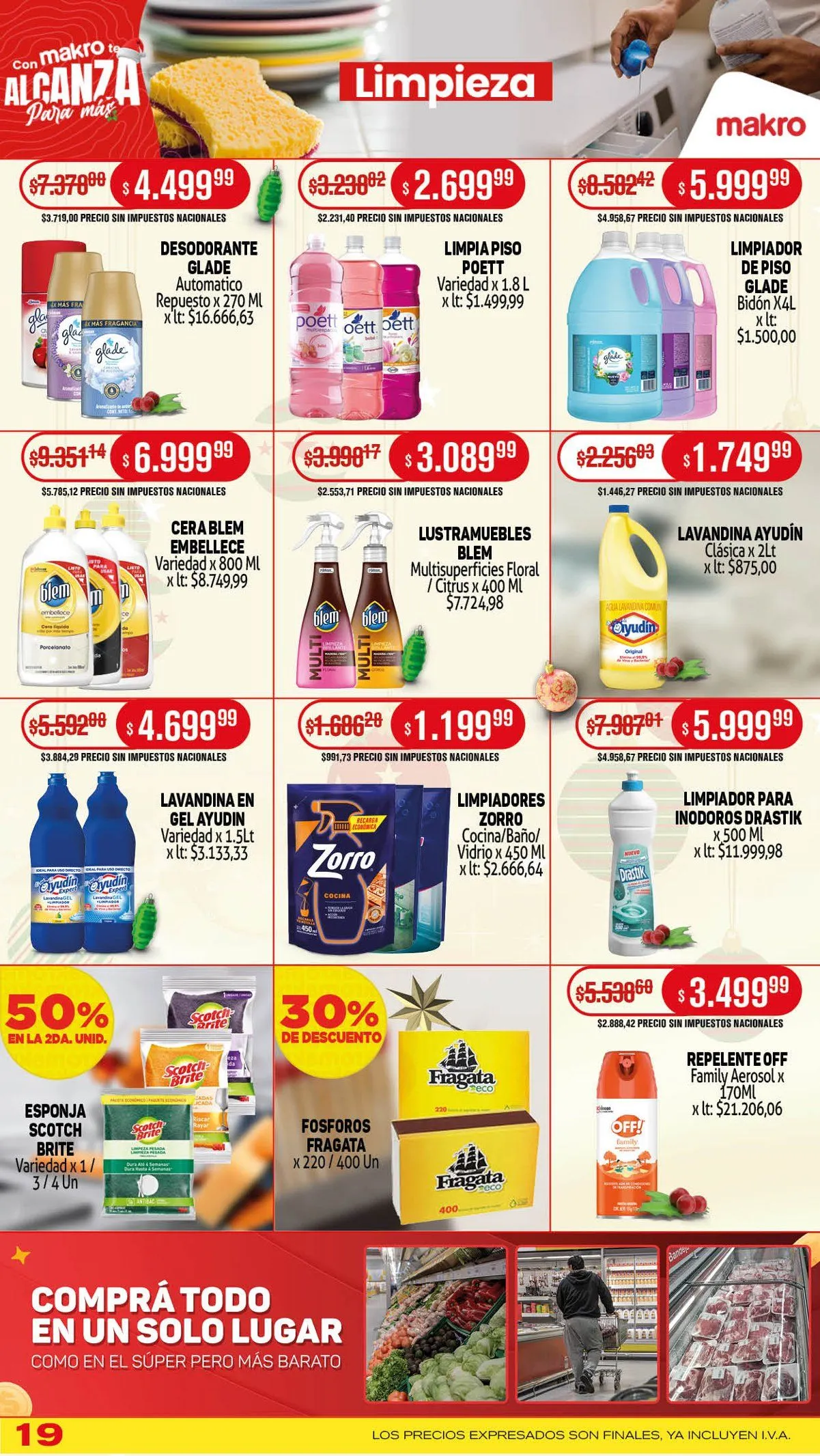 Ofertas de  Makro Ofertas 4 de diciembre al 10 de diciembre 2025 - Página 19 del catálogo