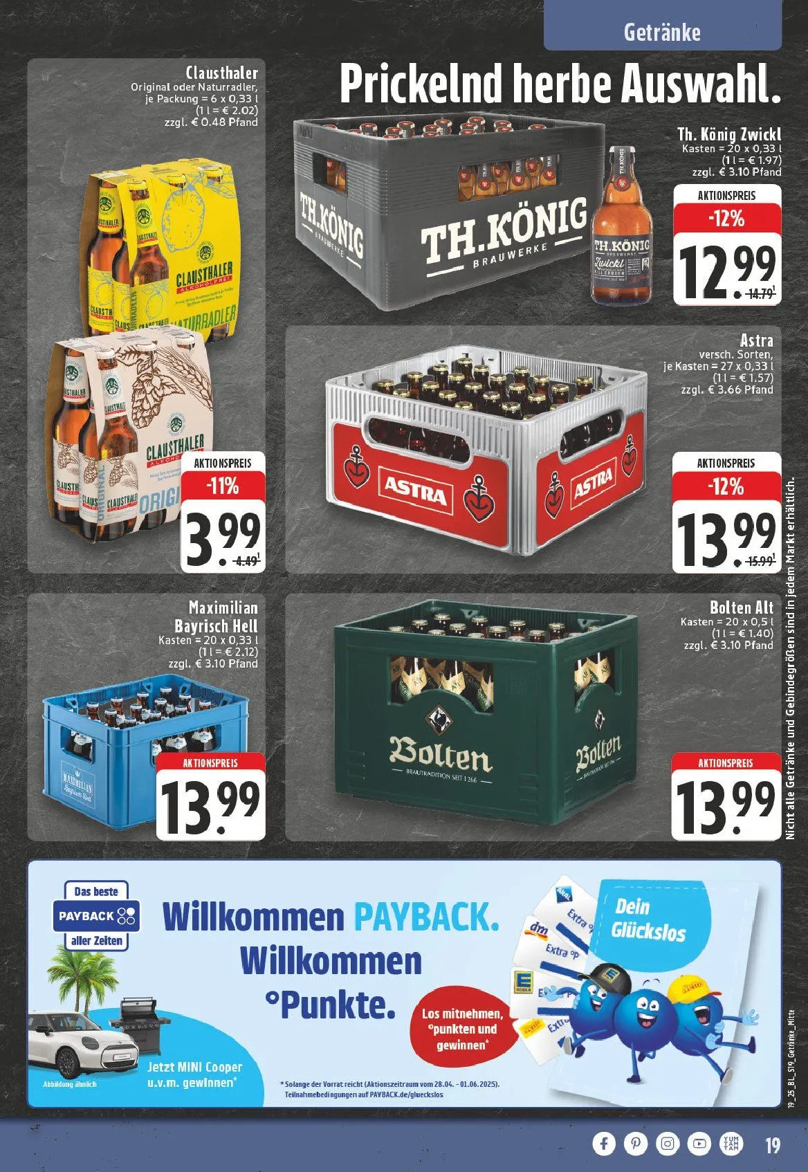 Edeka Prospekt von 5. Mai bis 10. Mai 2025 - Prospekt seite 19