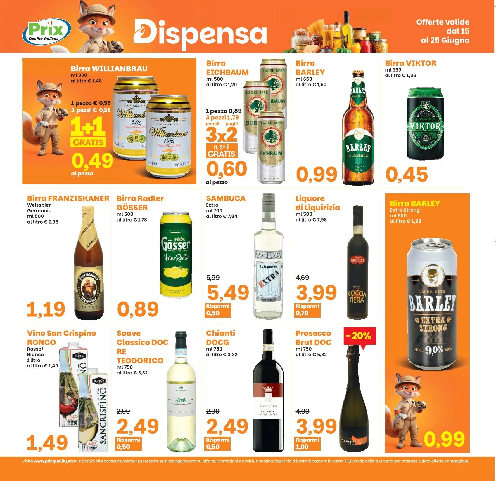  PRIX Volantino  da 15 giugno a 25 giugno di 2026 - Pagina del volantino 19