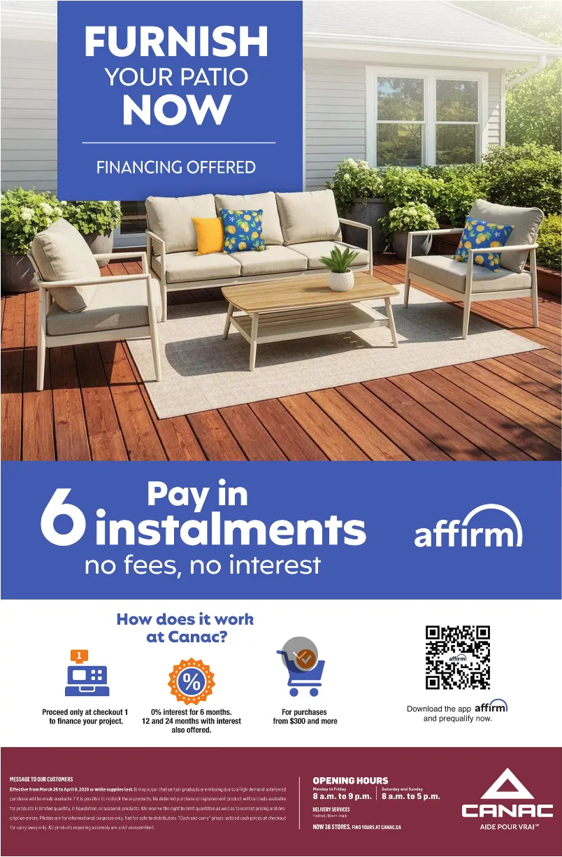 Canac Sales from March 26 to April 8 2026 - flyer page 19