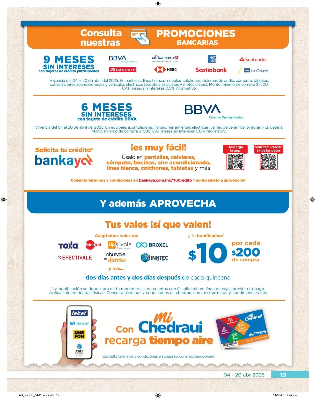 Catálogo de Chedraui Ofertas 8 de abril al 20 de abril 2025 - Pagina 19