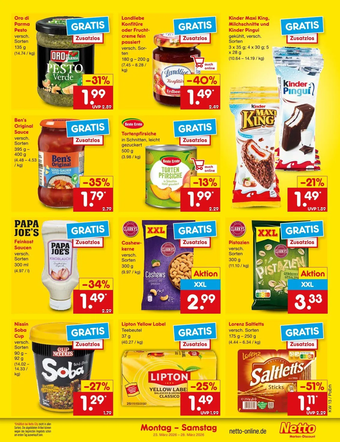  Netto Marken-Discount Prospekte von 23. März bis 28. März 2026 - Prospekt seite 19