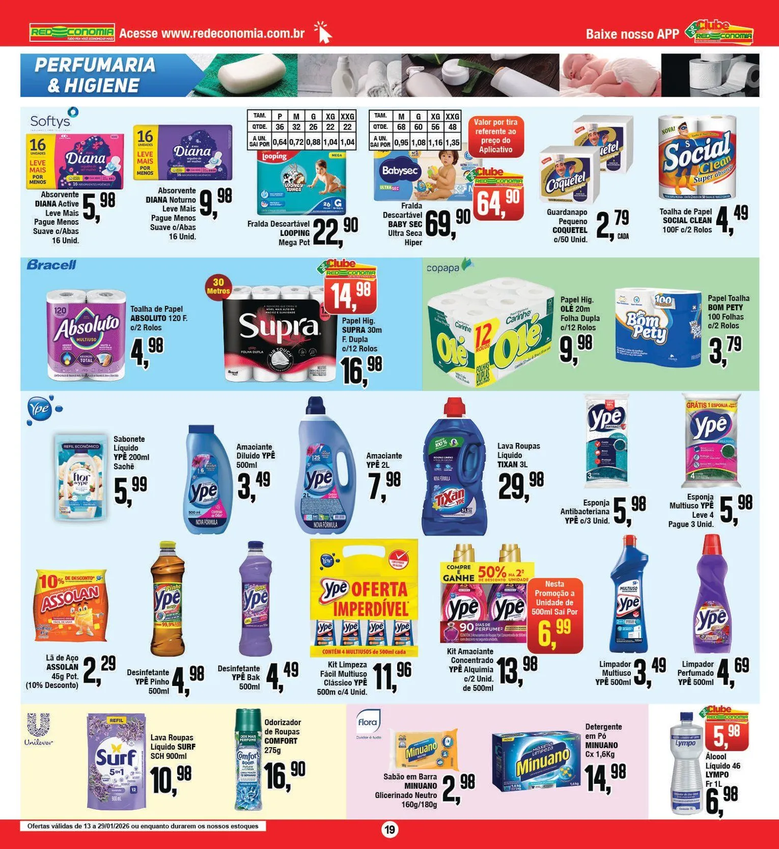 Encarte de Redeconomia Ofertas 21 de janeiro até 29 de janeiro 2026 - Pagina 19