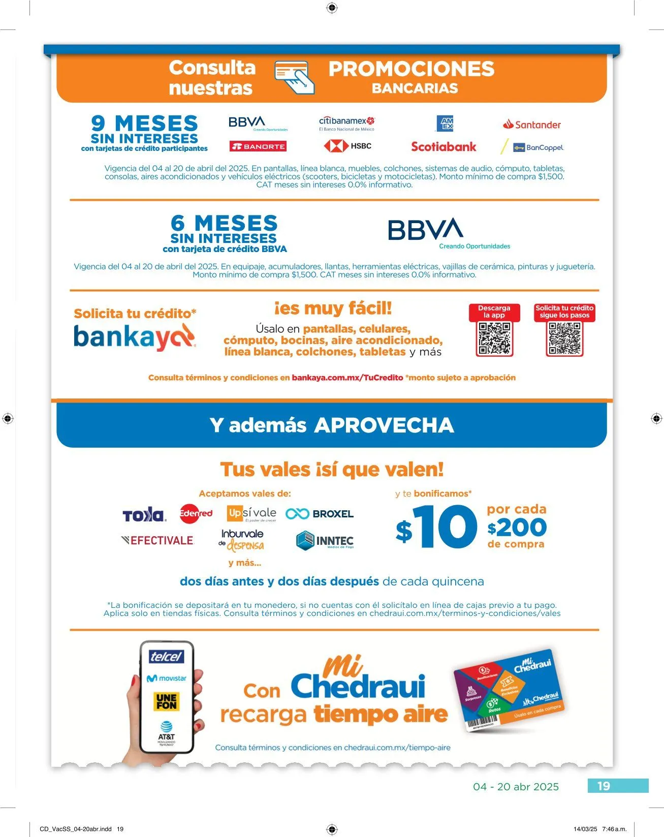 Catálogo de Chedraui Ofertas 8 de abril al 20 de abril 2025 - Pagina 19