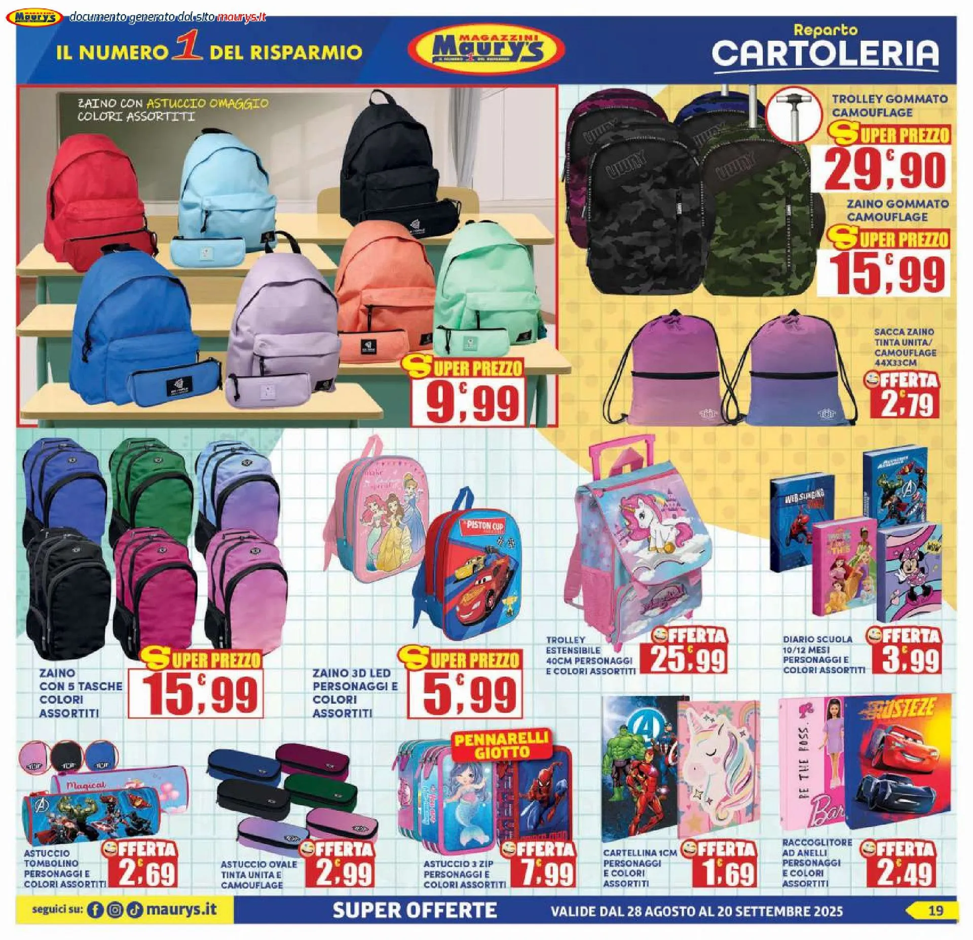 Volantino da 1 settembre a 20 settembre di 2025 - Pagina del volantino 19