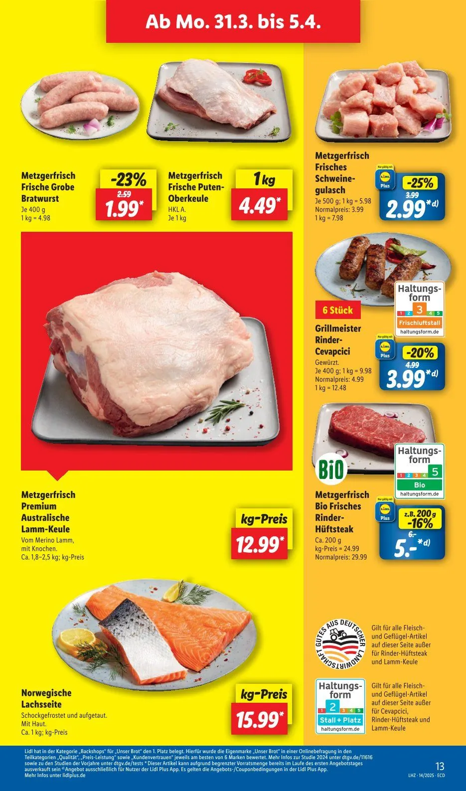 Lidl Prospekt von 31. März bis 15. April 2025 - Prospekt seite 17