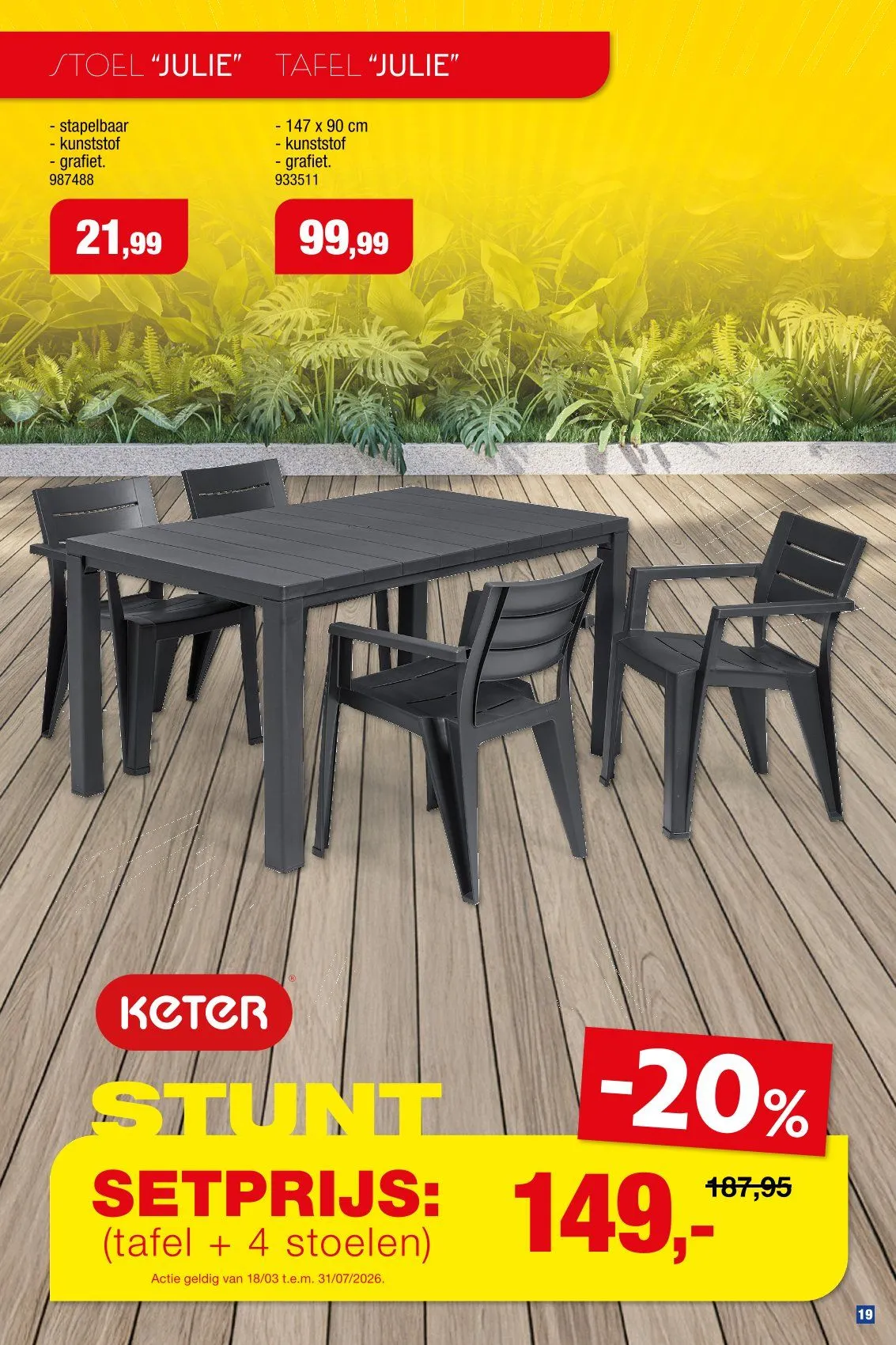 Hubo folders van 18 maart tot 31 juli 2026 - Folder pagina 19