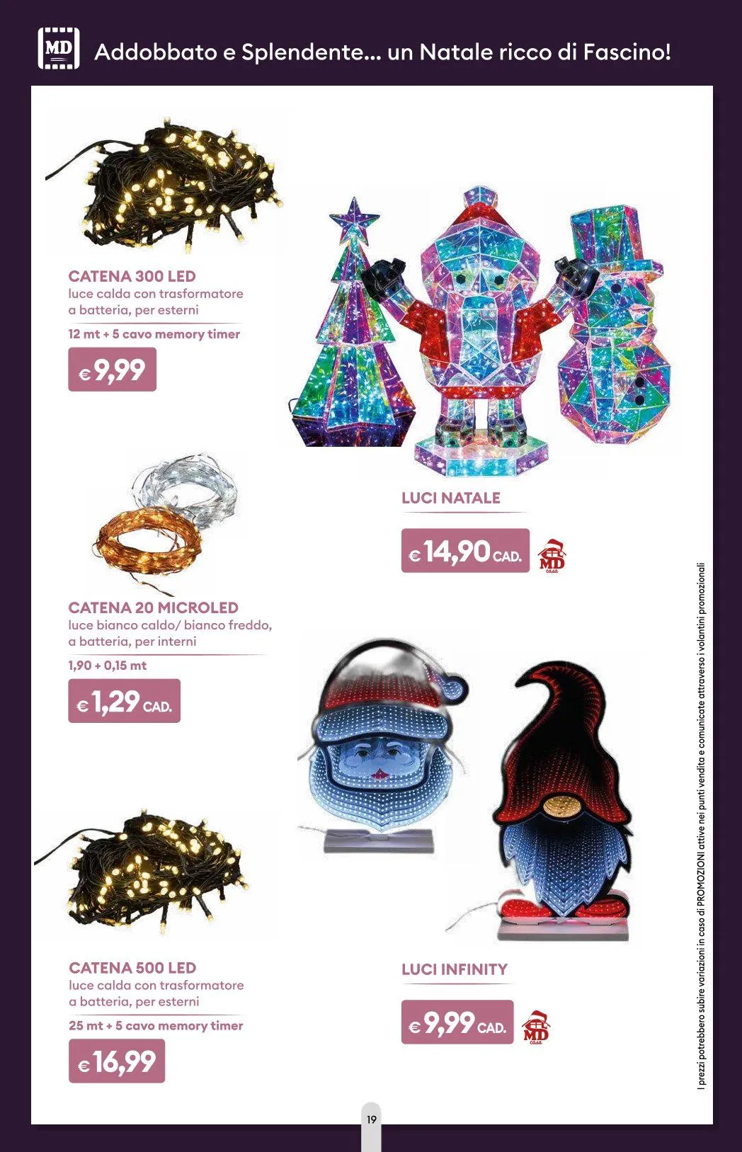 MD Discount Volantino  da 15 dicembre a 31 dicembre di 2025 - Pagina del volantino 19
