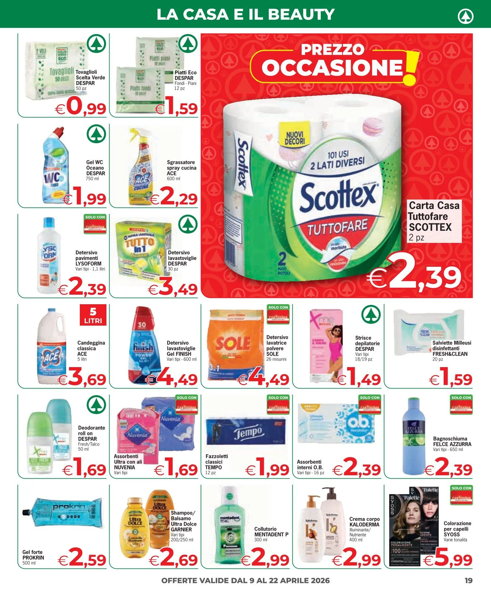 Eurospar Volantino da 9 aprile a 22 aprile di 2026 - Pagina del volantino 19