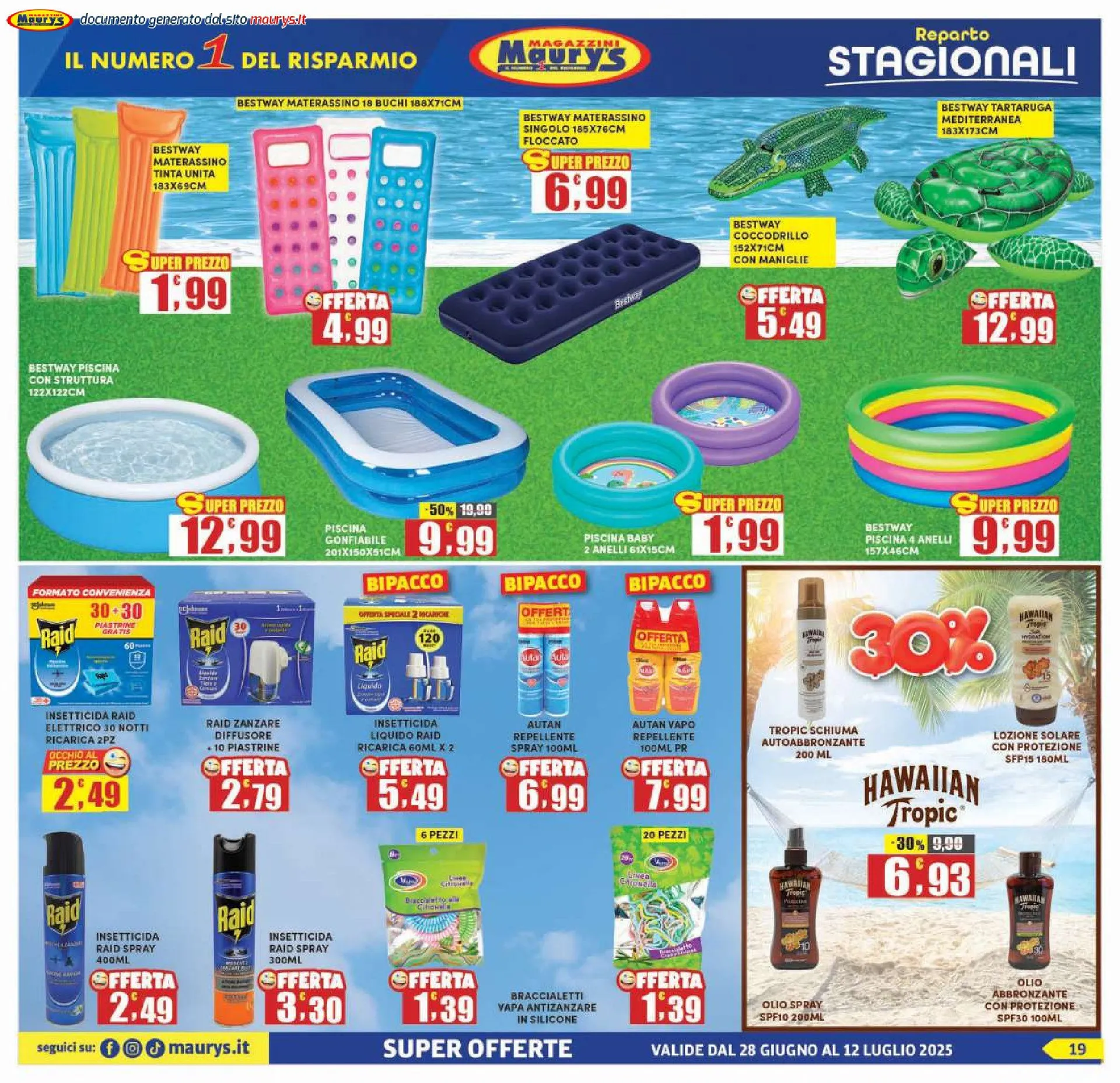 Maury's Promozione da 28 giugno a 12 luglio di 2025 - Pagina del volantino 19