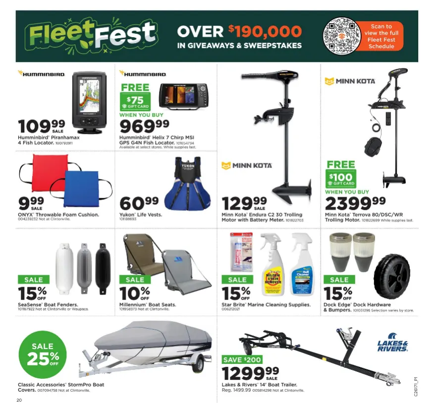 Weekly promotion Fleet Farm Sales spanning from April 20 to April 26 2026 - Page 19 for Catalogue 365