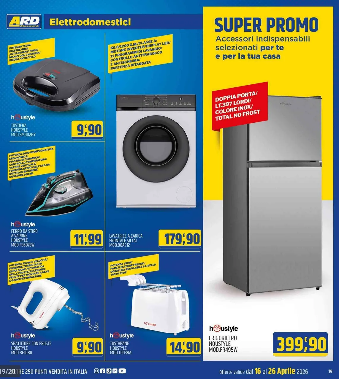 Volantini ARD Discount da 16 aprile a 26 aprile di 2026 - Pagina del volantino 19