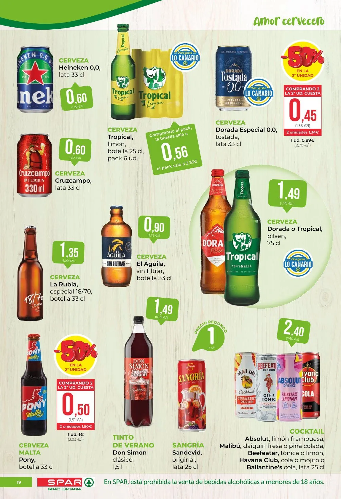 Catálogo de Spar Gran Canarias Ofertas 28 de mayo al 11 de junio 2026 - Página 19