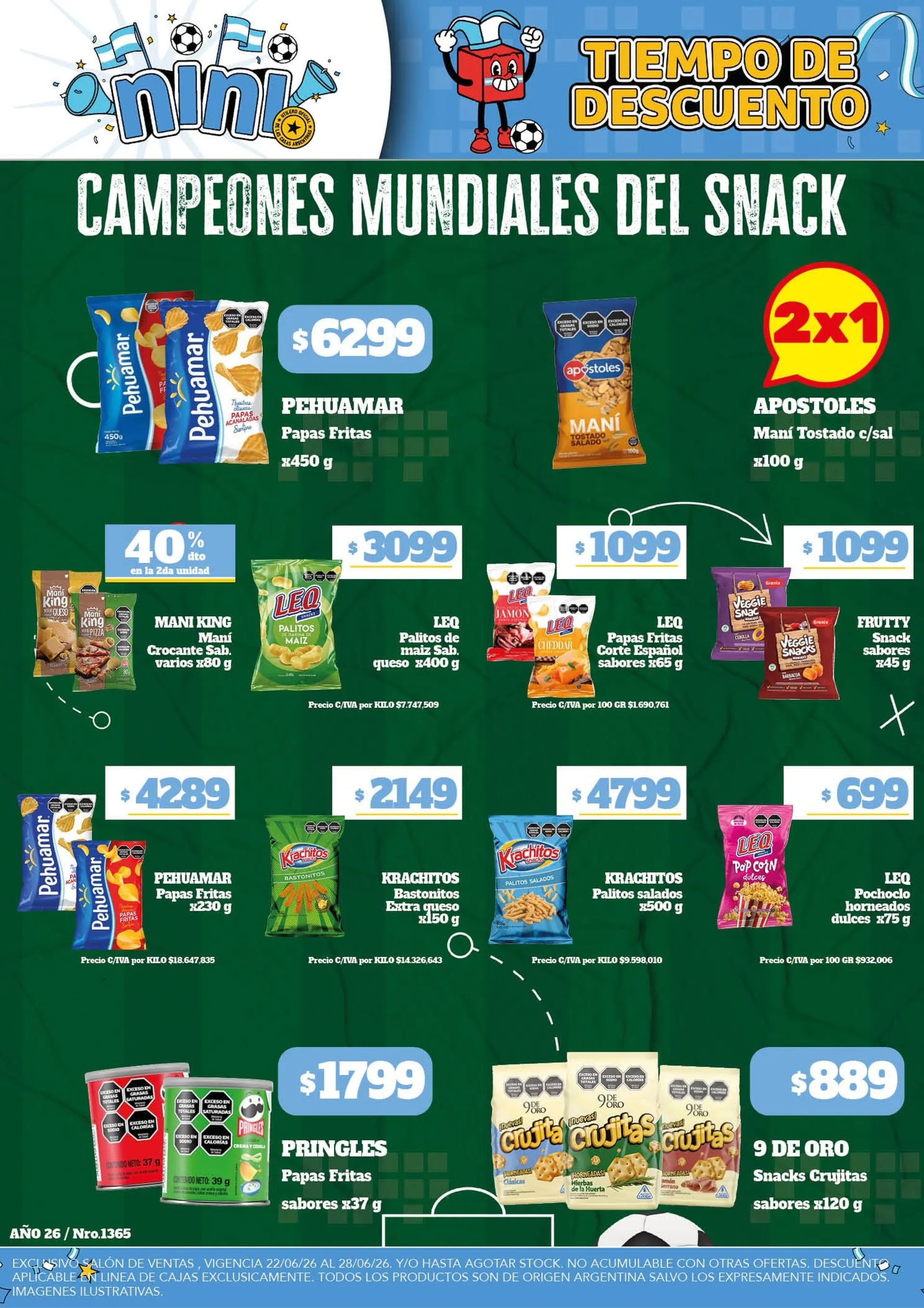 Ofertas de Nini Mayorista Ofertas 22 de junio al 28 de junio 2026 - Página 19 del catálogo