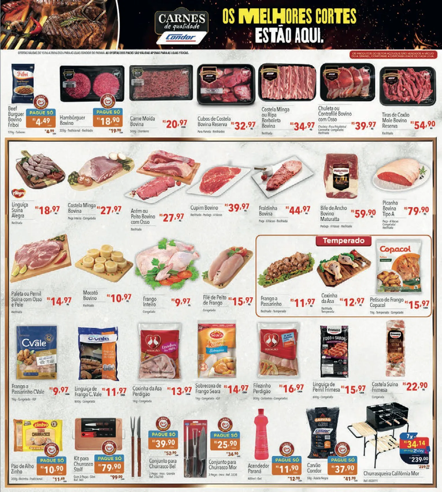 Encarte de  Folhetos Supermercados Condor 15 de junho até 28 de junho 2026 - Pagina 19