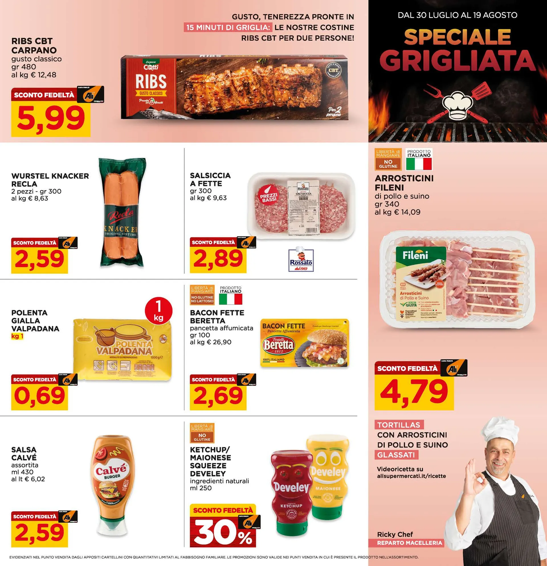 Volantini Alì Supermercati da 30 luglio a 19 agosto di 2026 - Pagina del volantino 19