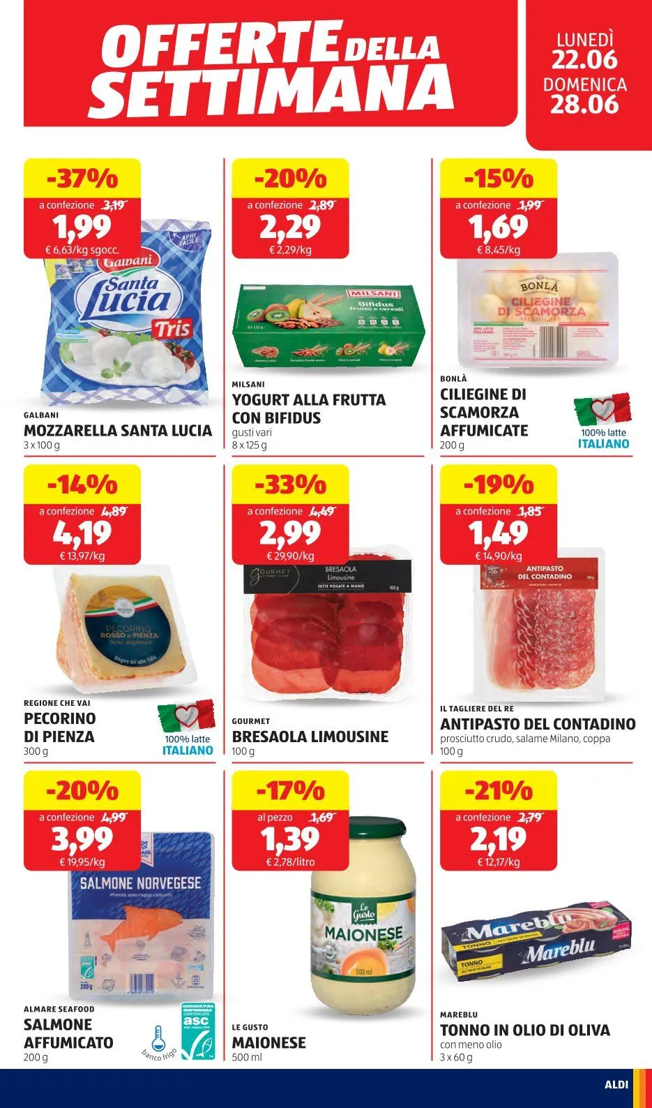 Volantini Aldi da 17 giugno a 22 giugno di 2026 - Pagina del volantino 19