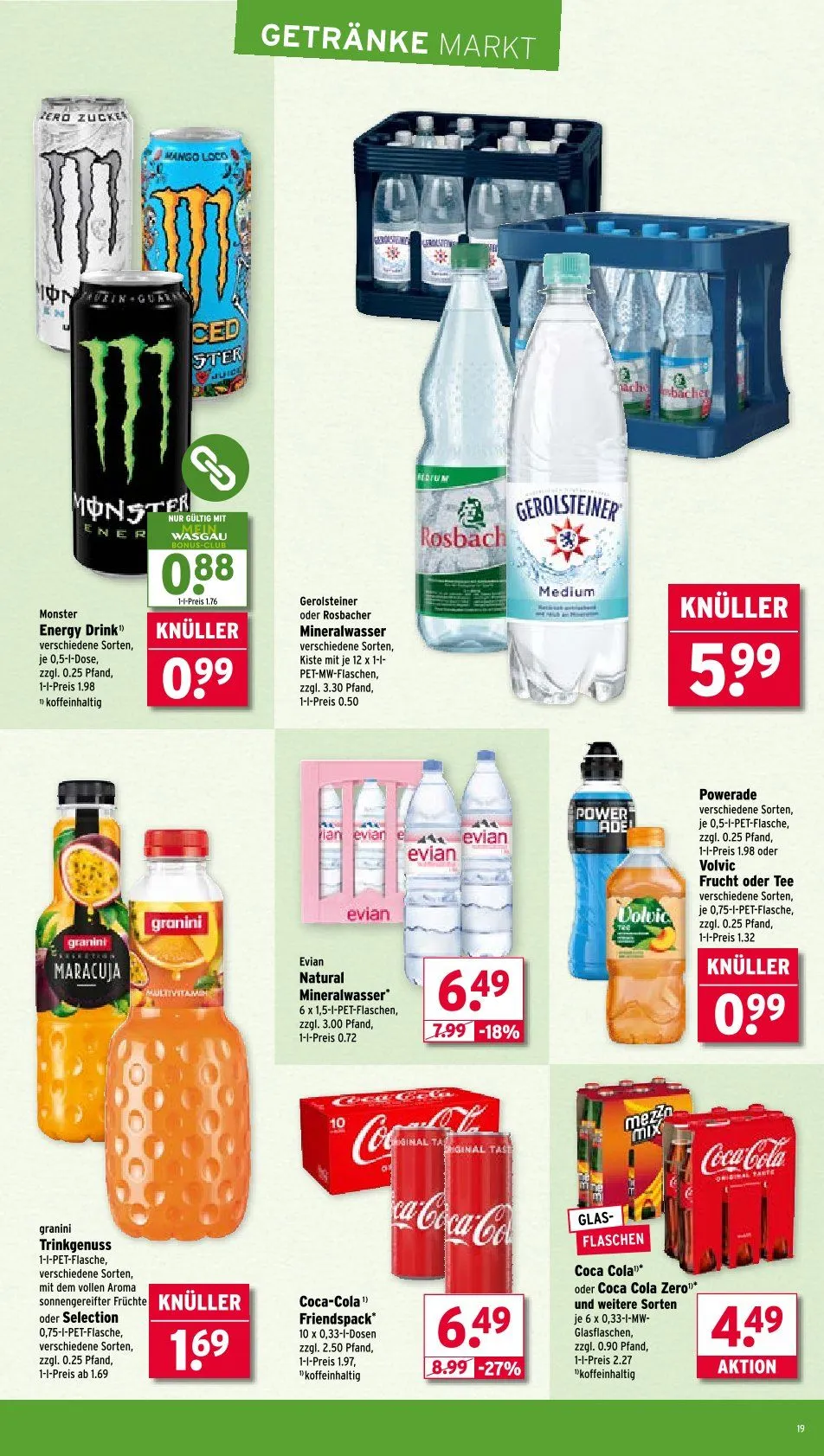 Wasgau Prospekte von 21. Juli bis 26. Juli 2025 - Prospekt seite 19