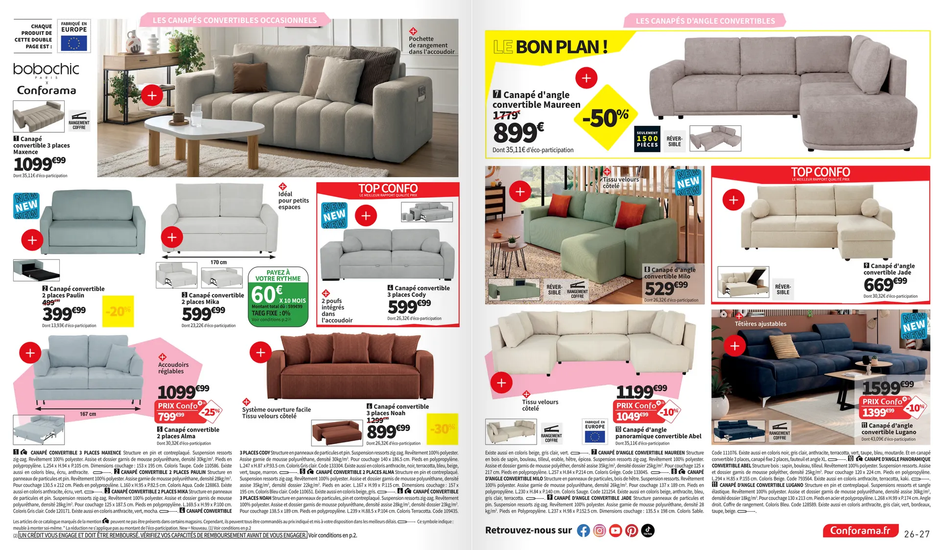  Catalogues Conforama du 9 juin au 6 juillet 2026 - Catalogue page 19
