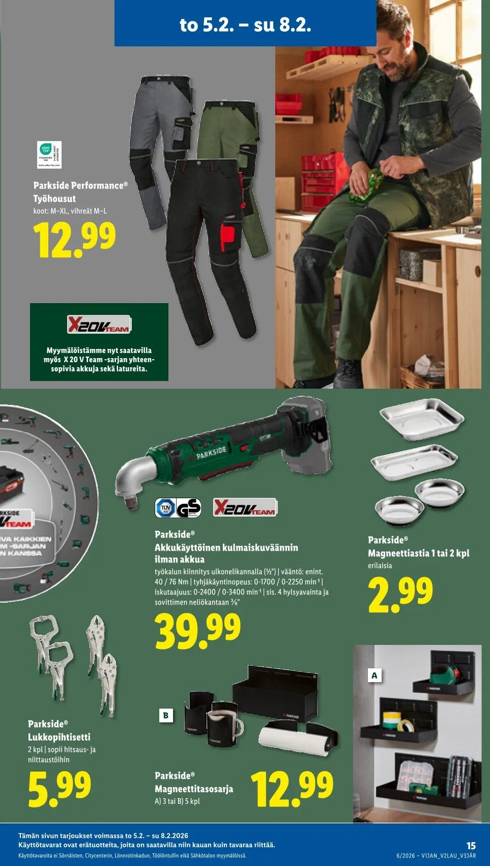 Kaupan Lidl uusimmat tarjoukset voimassa alkaen 5. helmikuuta - 8. helmikuuta 2026 - Tarjouslehti sivu 19