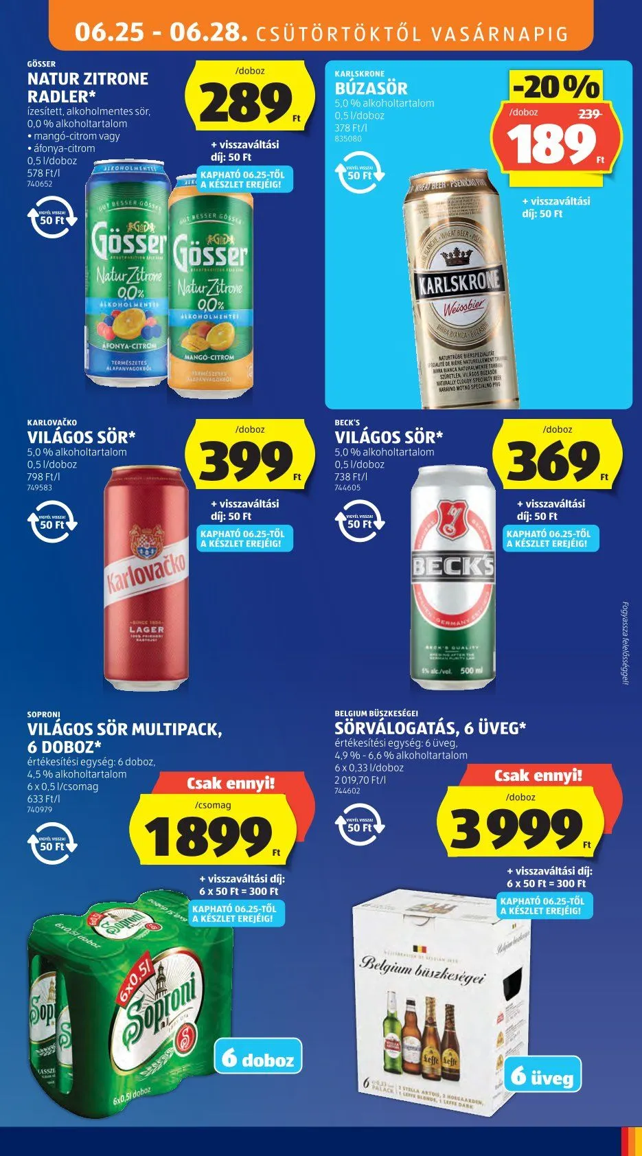 Katalógus Aldi legfrissebb ajánlatai június 25.-tól június 28.-ig 2026. - Oldal 19