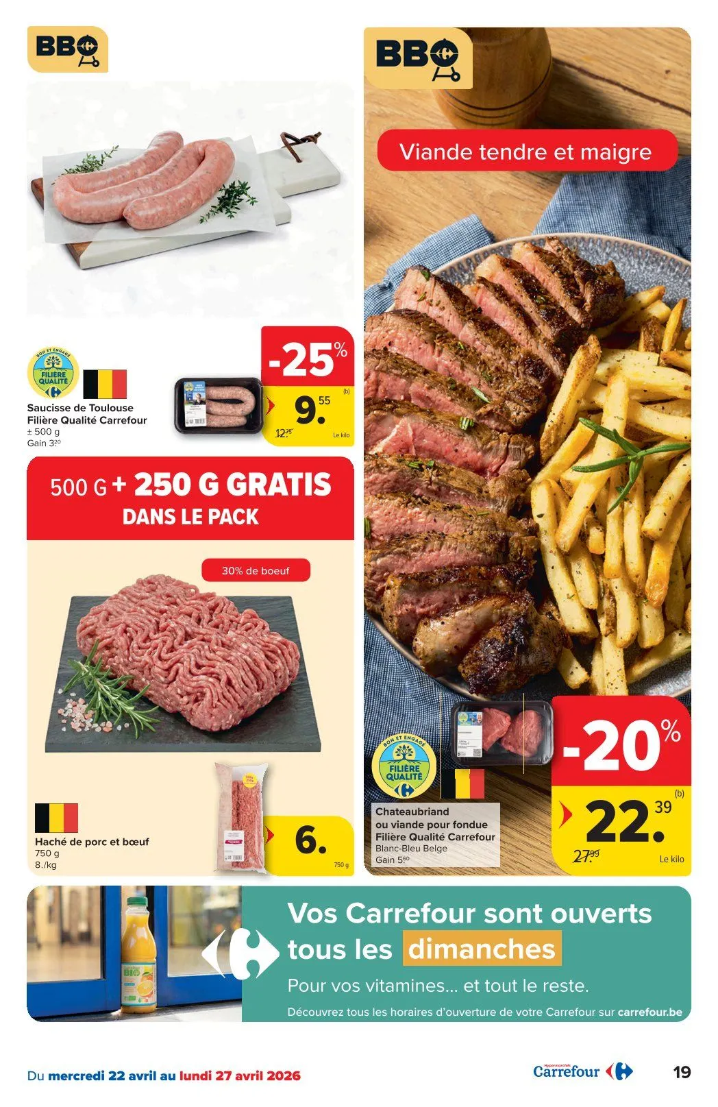 Carrefour folders van 22 april tot 4 mei 2026 - folder pagina 19