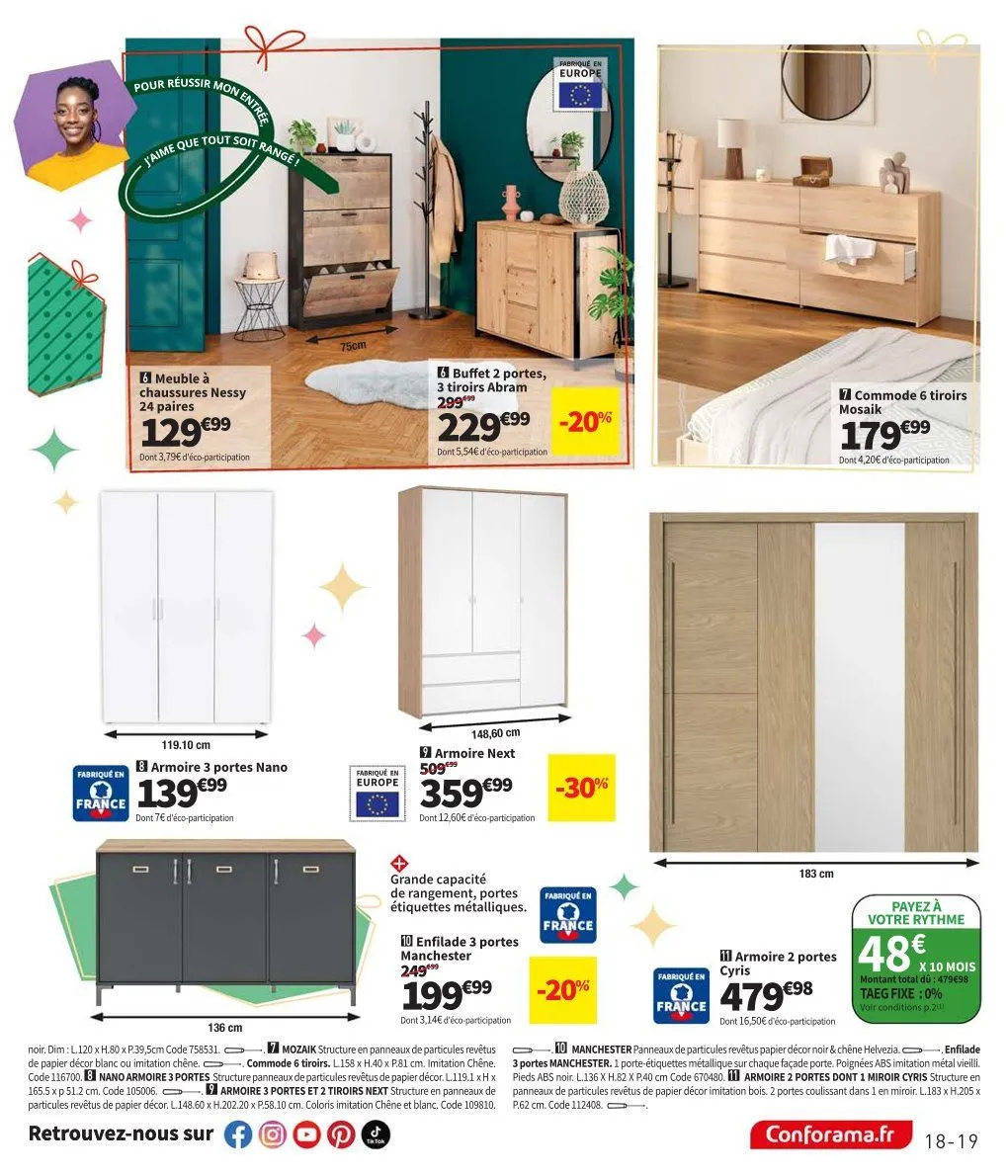 Conforama Catalogue du 1 décembre au 25 décembre 2025 - Catalogue page 19