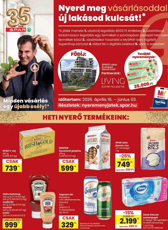 Katalógus SPAR Legfrissebb Ajánlatai április 16.-tól április 22.-ig 2026. - Oldal 19