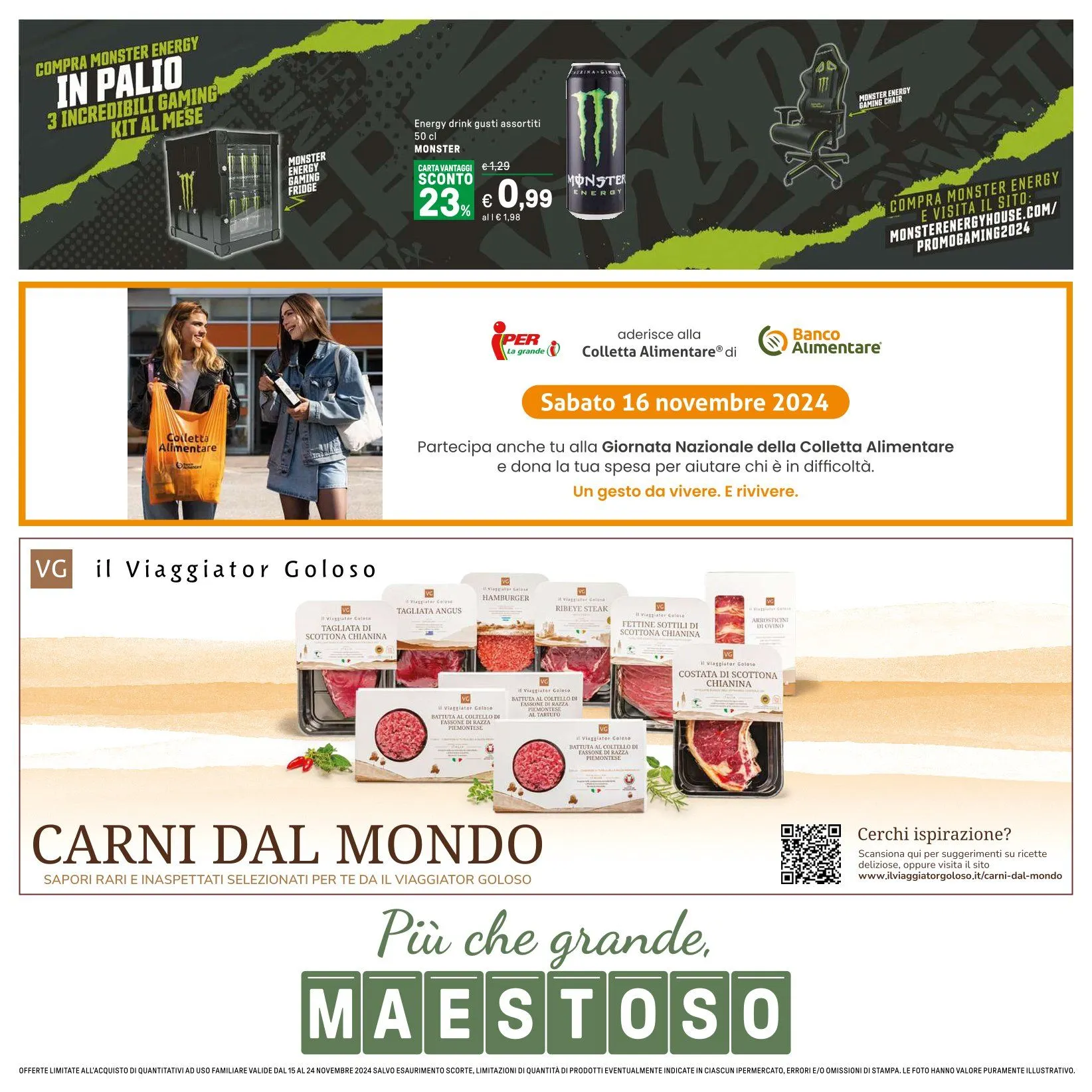 Iper, La grande i Brochure Offerte da 15 novembre a 24 novembre di 2024 - Pagina del volantino 19