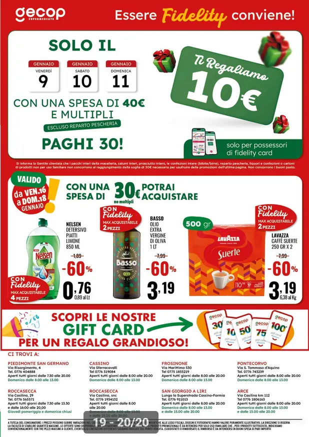 Volantini Gecop da 8 gennaio a 18 gennaio di 2026 - Pagina del volantino 19