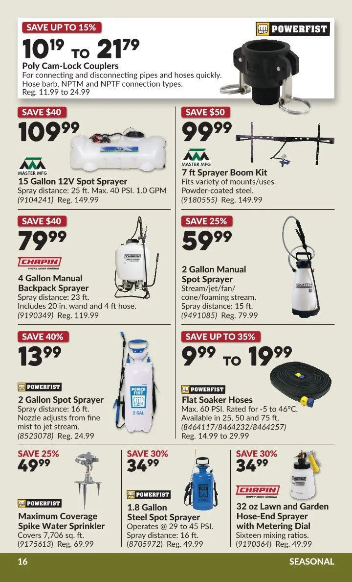 Princess Auto Sales from April 7 to April 19 2026 - flyer page 18