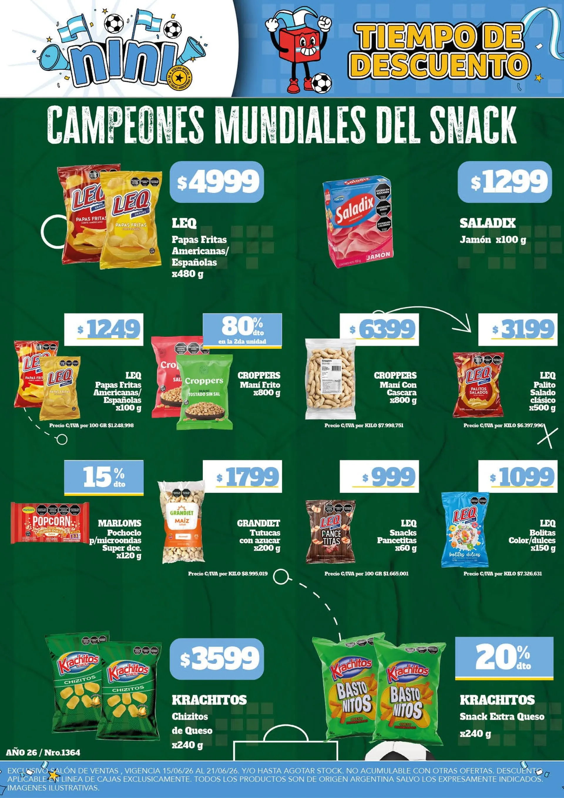 Ofertas de Nini Mayorista Ofertas 15 de junio al 21 de junio 2026 - Página 19 del catálogo
