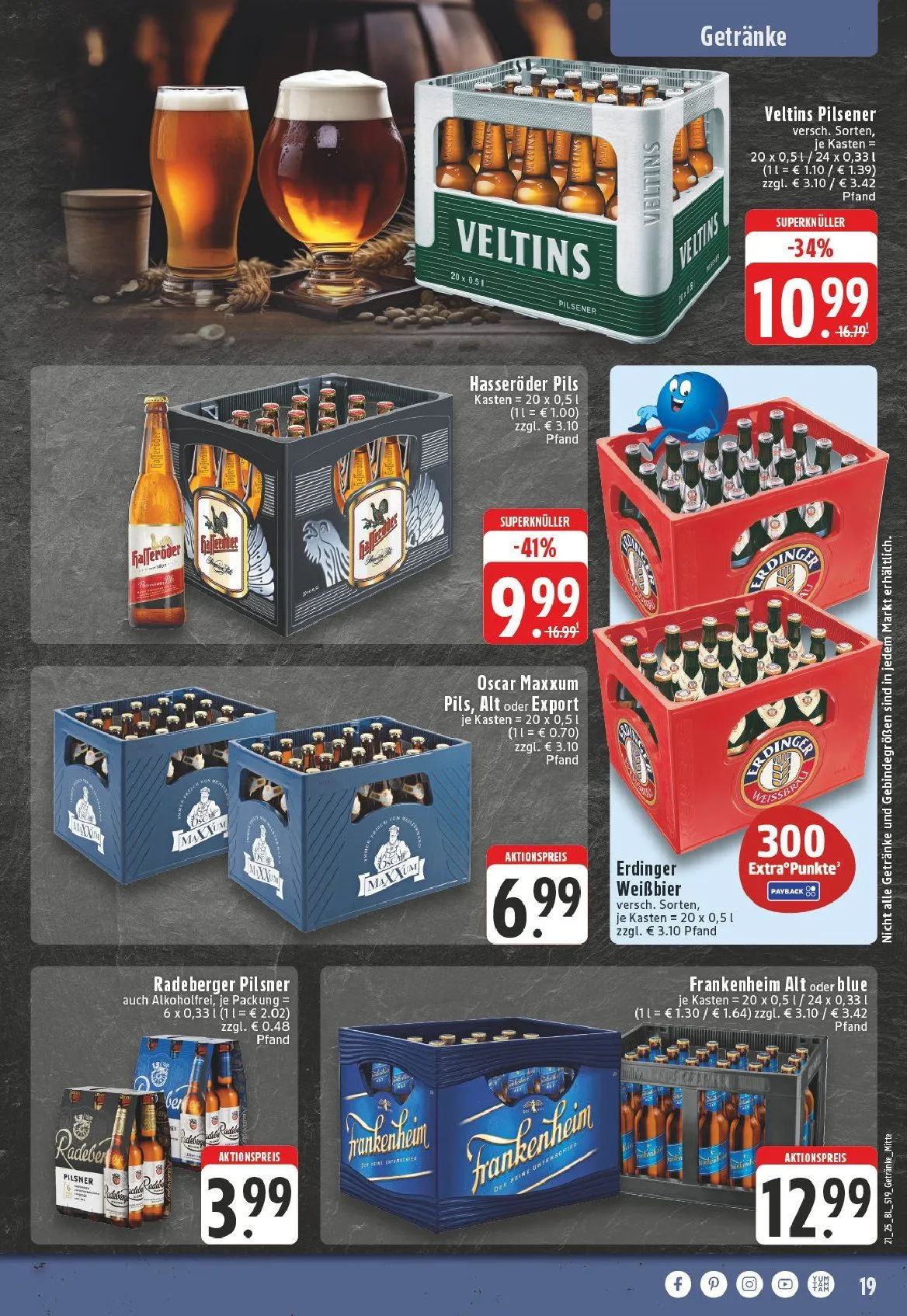 Edeka Prospekt von 19. Mai bis 24. Mai 2025 - Prospekt seite 19