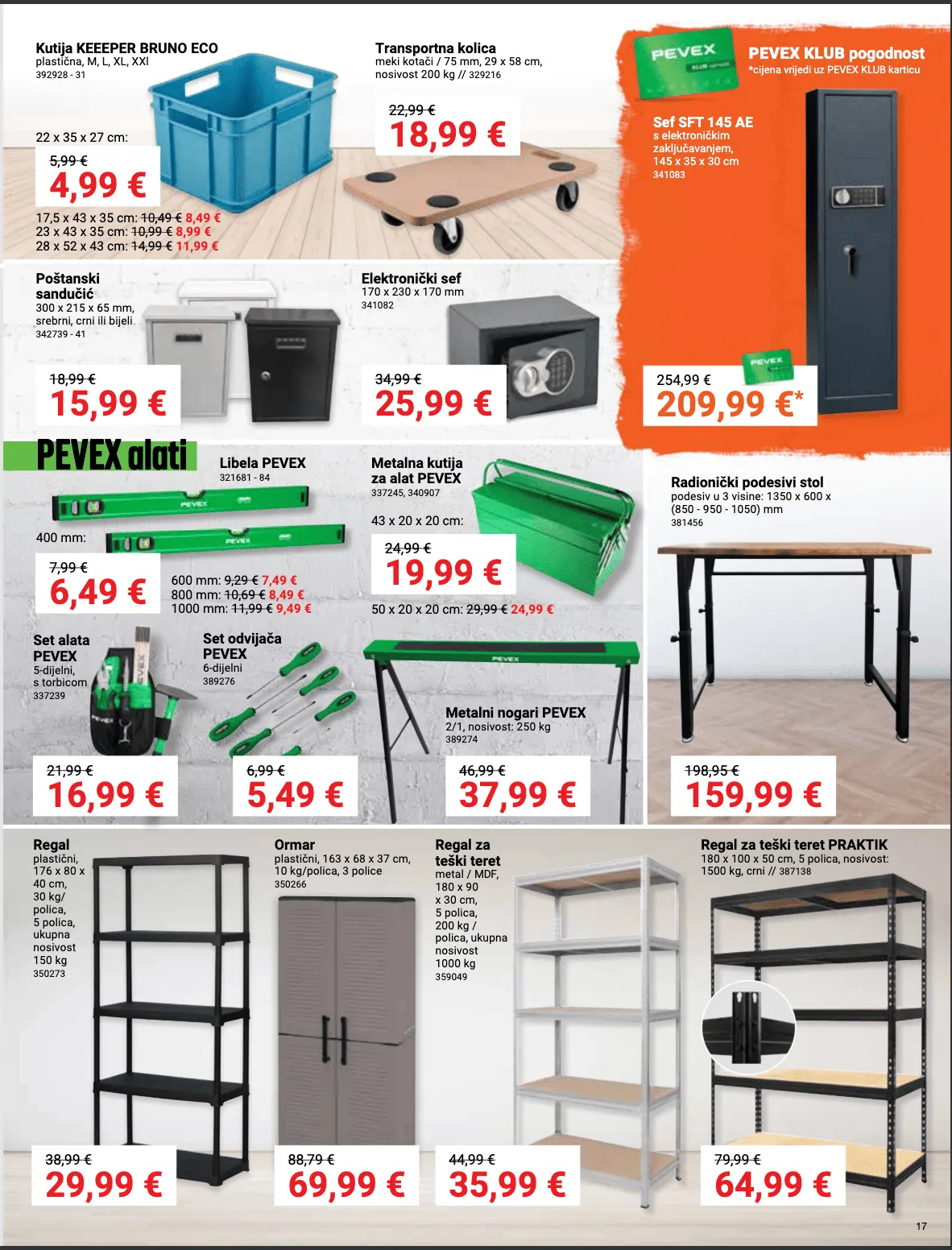 Katalog Najnovije ponude trgovine Pevex od 23. listopada do 17. studenoga 2025. - Pregled Stranica 17