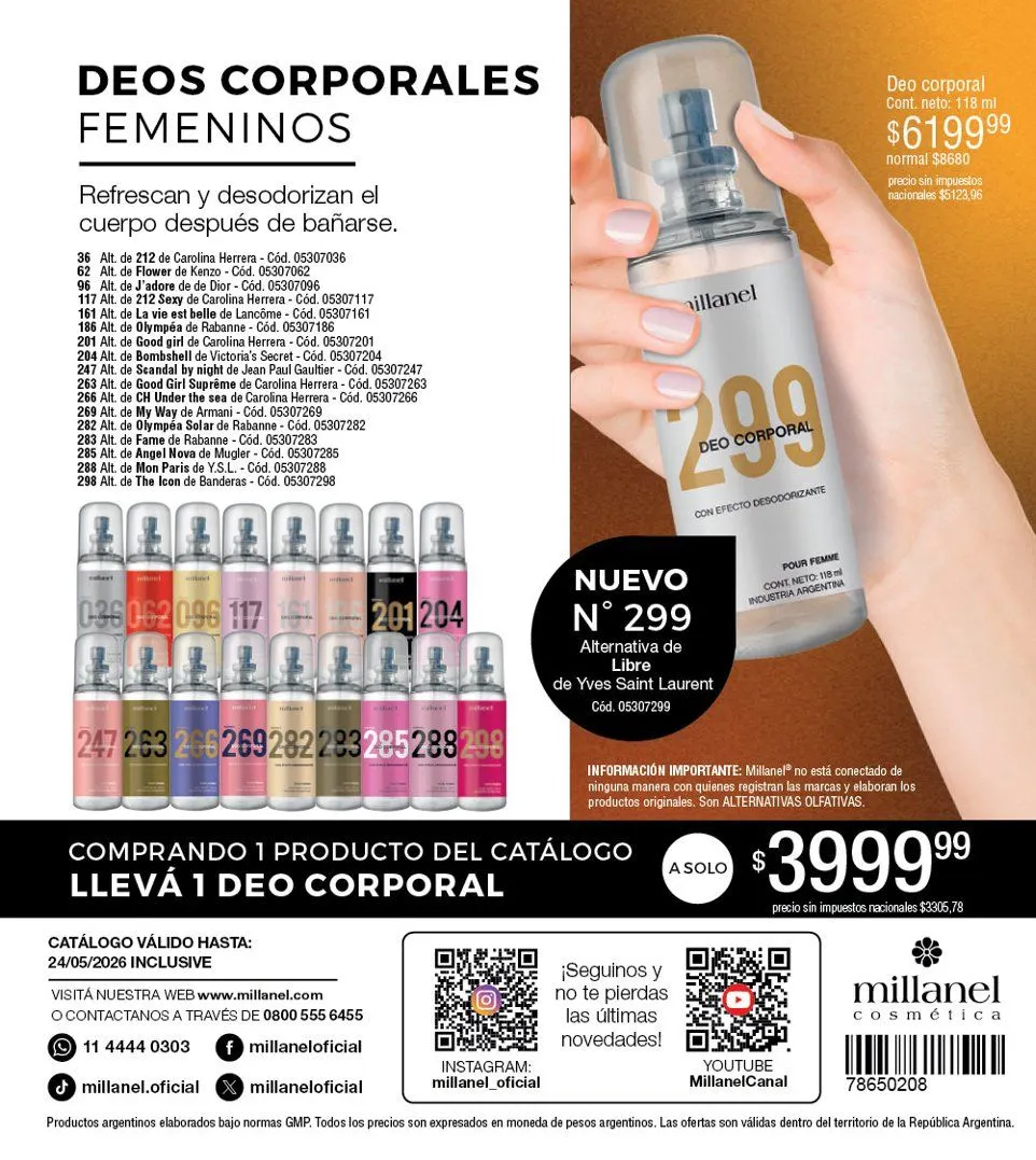 Ofertas de  Ofertas Millanel  27 de abril al 24 de mayo 2026 - Página 196 del catálogo