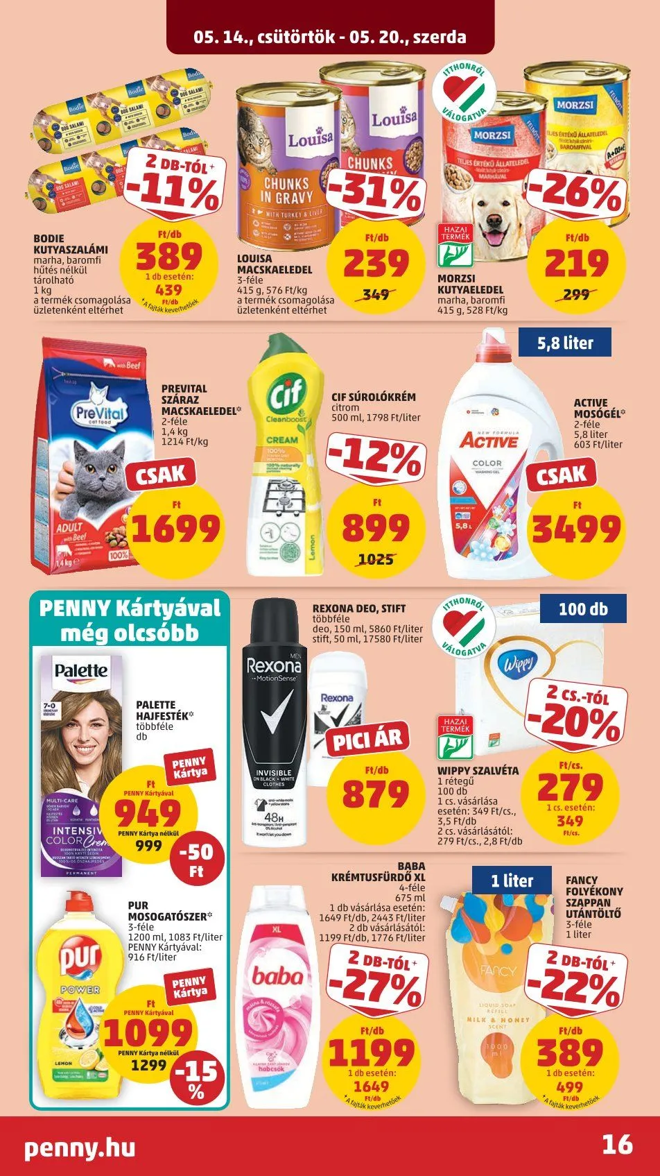 Katalógus  Penny Market legfrissebb ajánlatai május 14.-tól május 20.-ig 2026. - Oldal 20