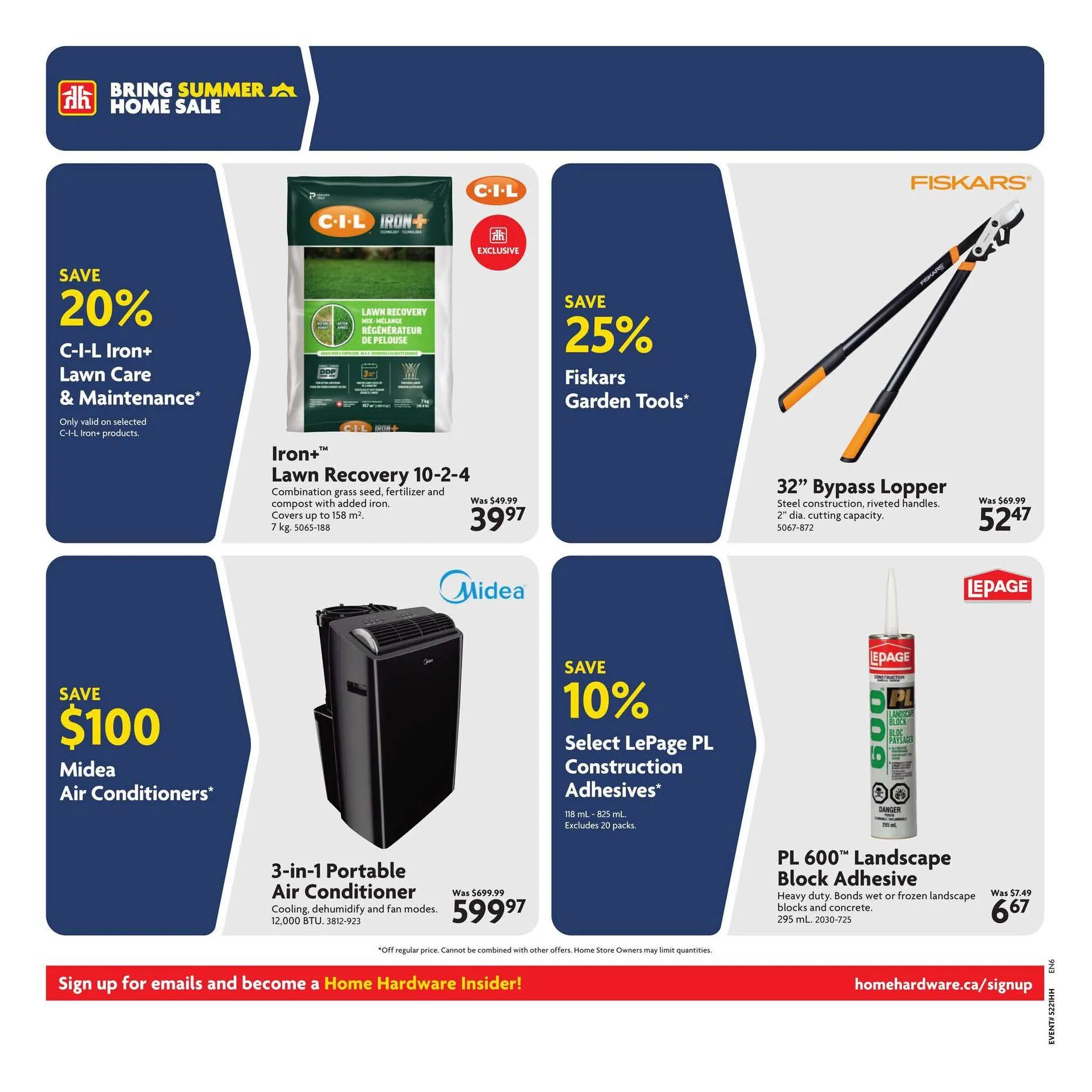 Home Hardware flyers from June 11 to June 18 2025 - flyer page 20