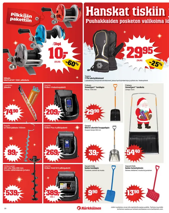 Kaupan Kärkkäinen voimassa alkaen 17. joulukuuta - 23. joulukuuta 2025 - Tarjouslehti sivu 20